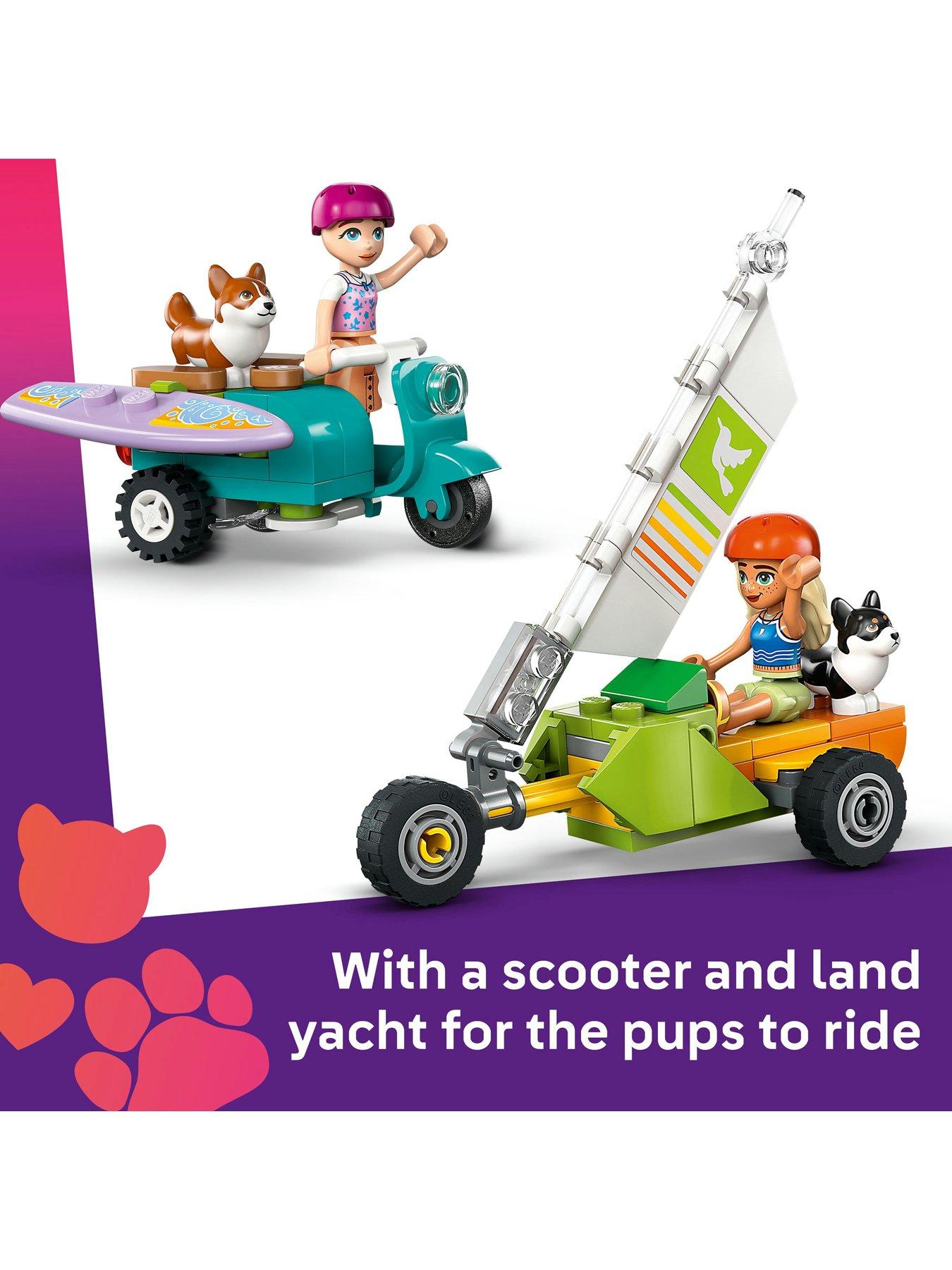 Image 3 of 7 of LEGO Friends Surfing Dogs and Scooter Adventure 42641