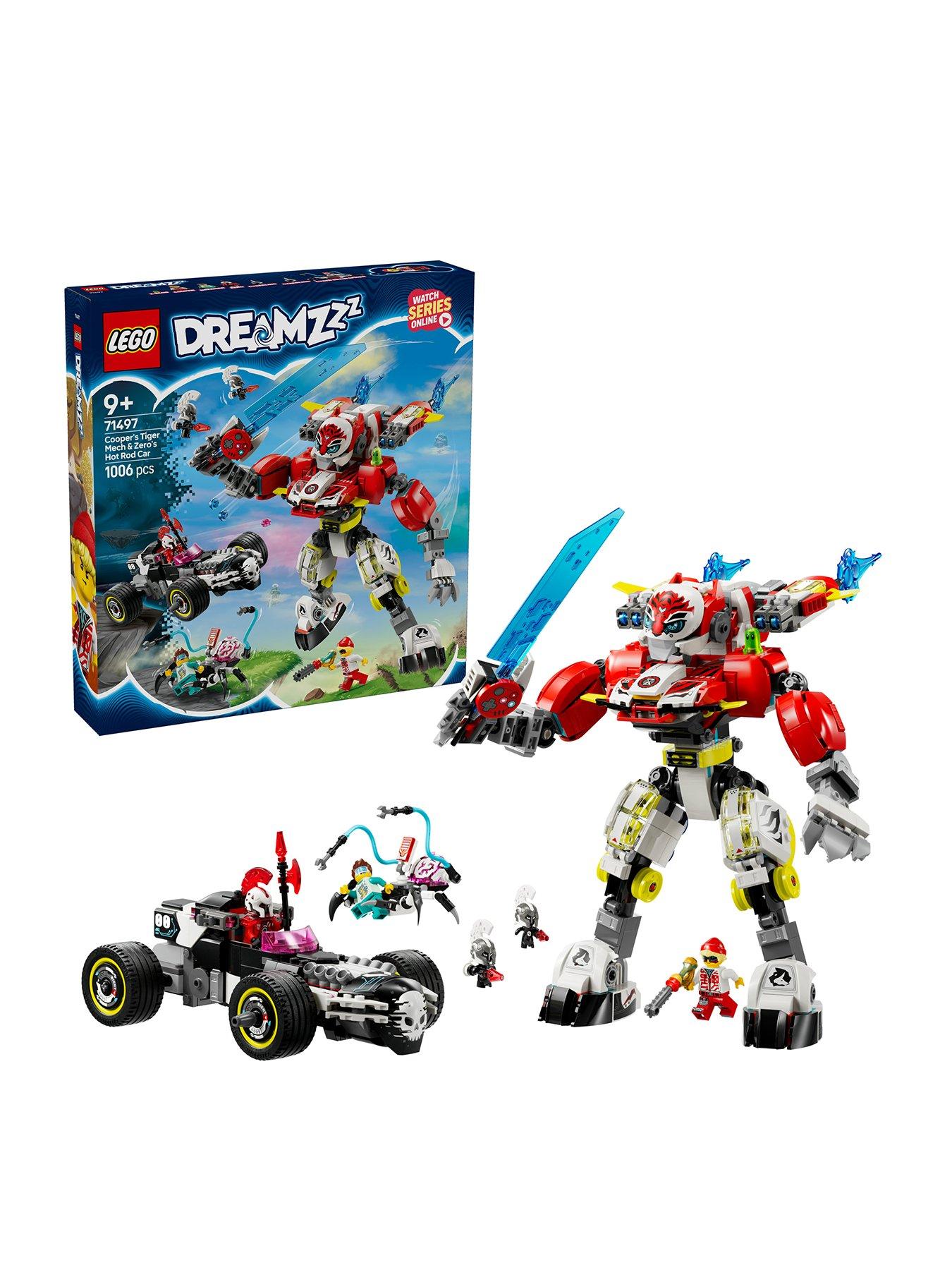 lego-dreamzzz-cooperrsquos-tiger-mech-amp-zerorsquos-hot-rod-car-toy-71497