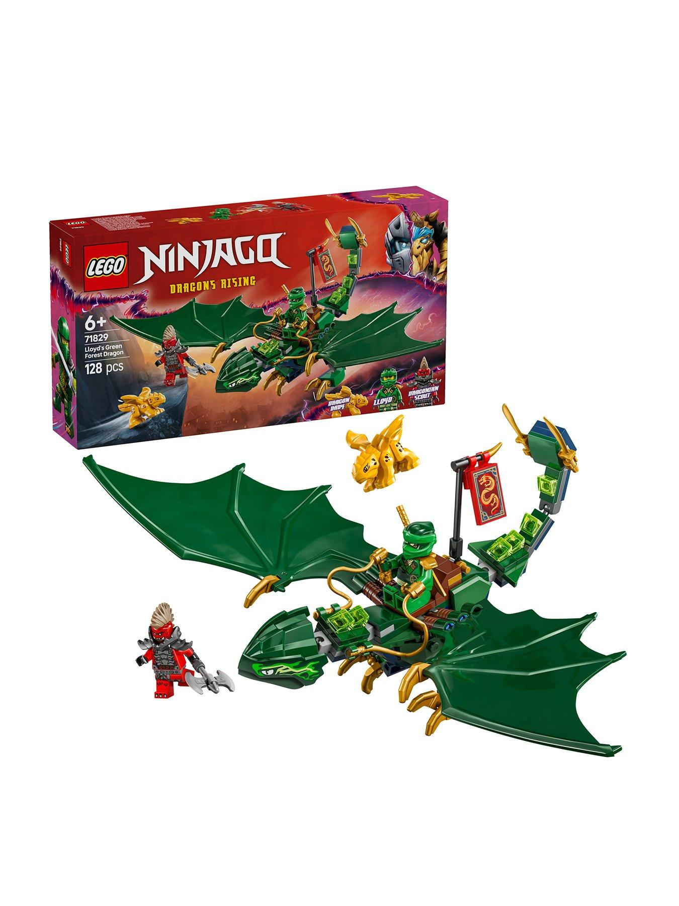 Image 1 of 8 of LEGO Ninjago Lloyd&rsquo;s Green Forest Dragon Toy 71829