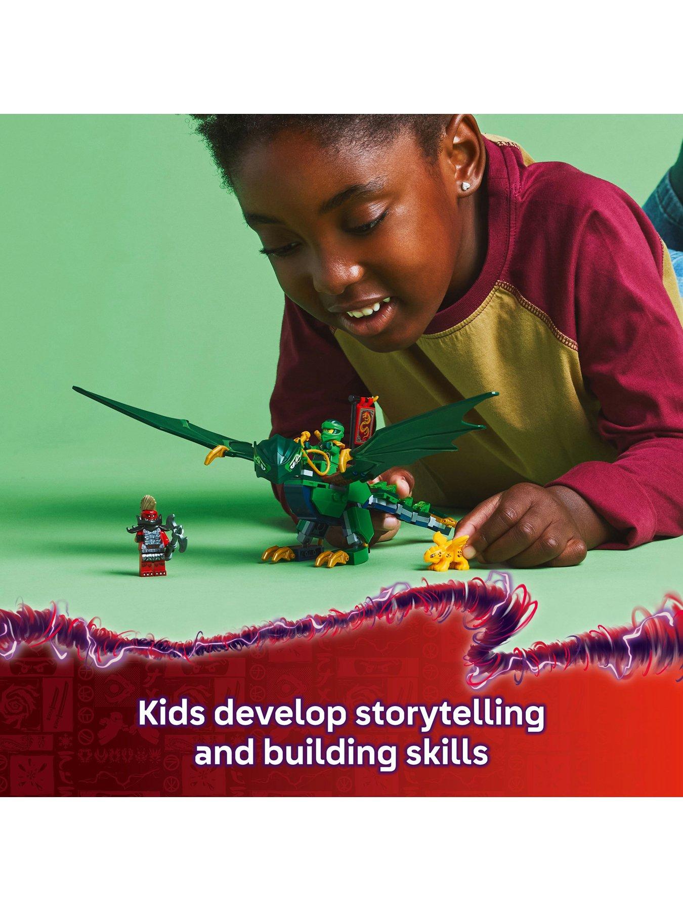 Image 5 of 8 of LEGO Ninjago Lloyd&rsquo;s Green Forest Dragon Toy 71829