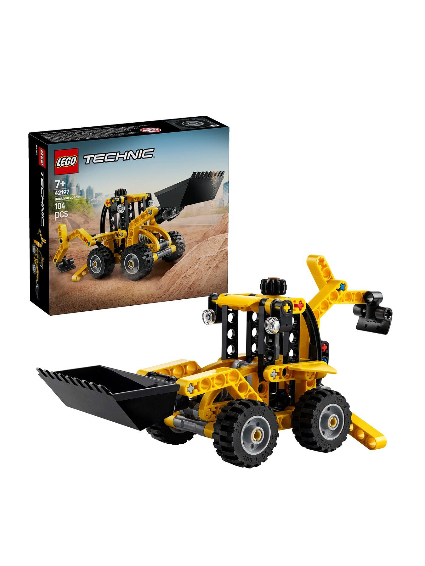 Image 1 of 8 of LEGO Technic Backhoe Loader Construction Toy 42197