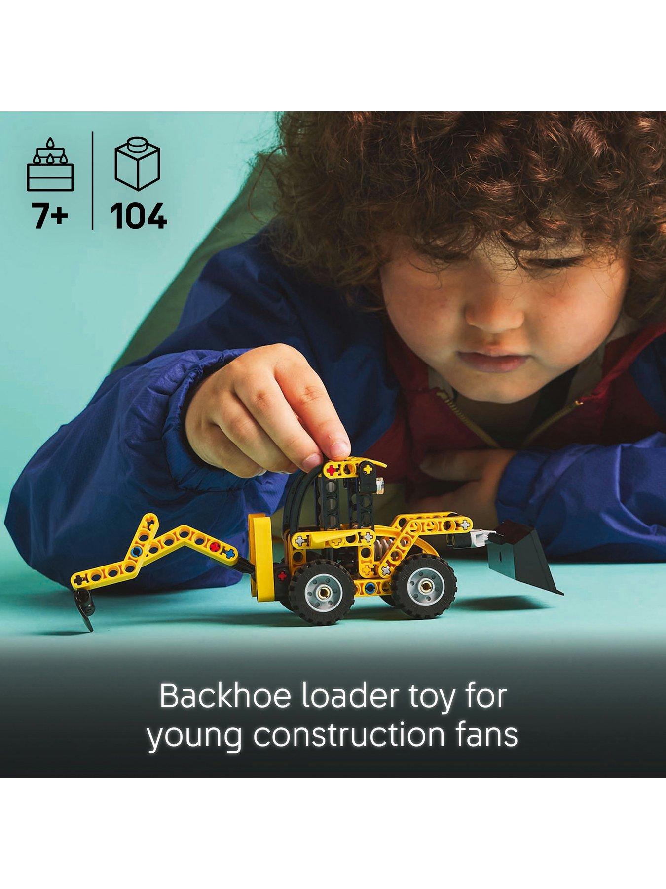 Image 2 of 8 of LEGO Technic Backhoe Loader Construction Toy 42197