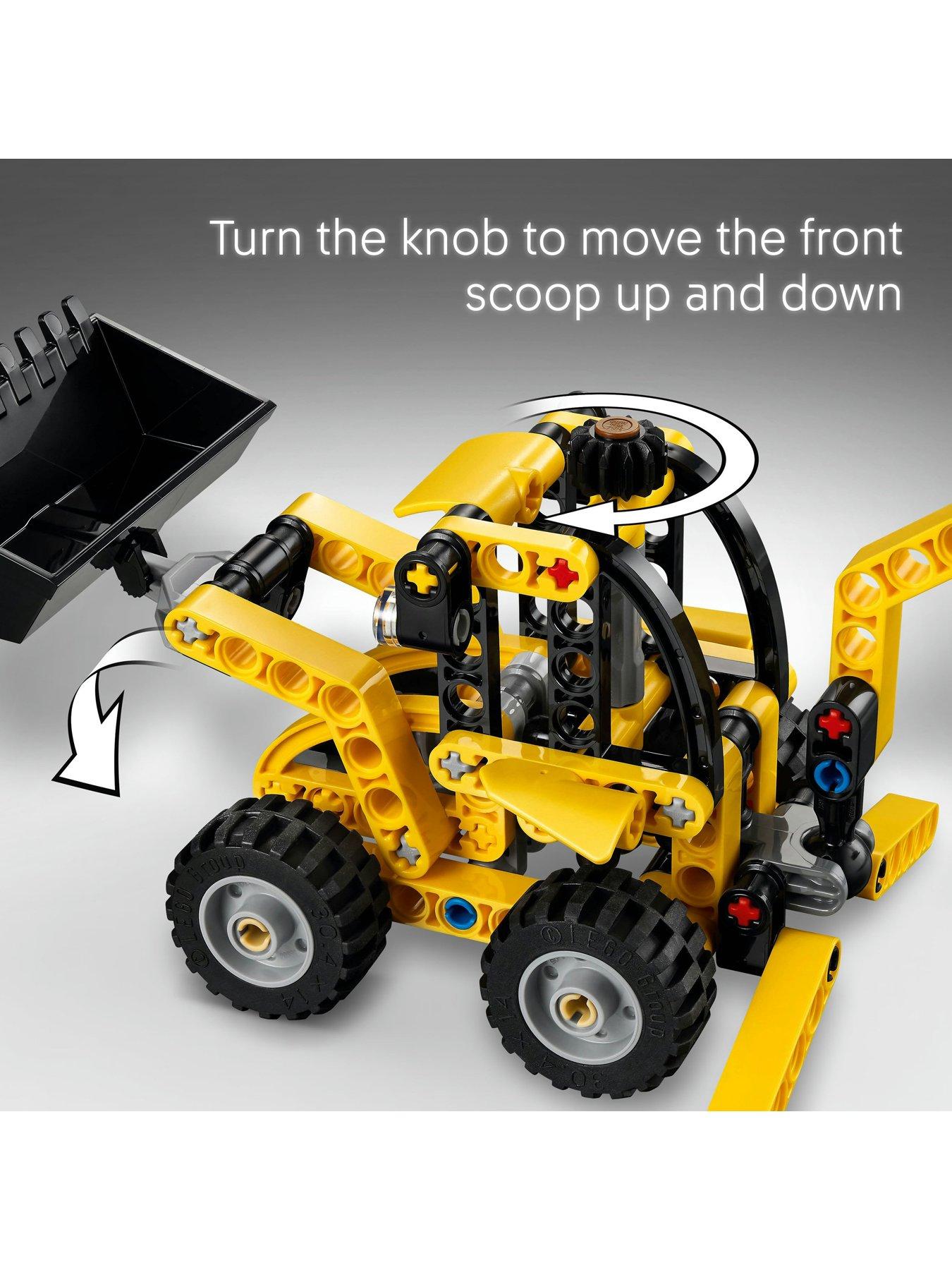 Image 3 of 8 of LEGO Technic Backhoe Loader Construction Toy 42197
