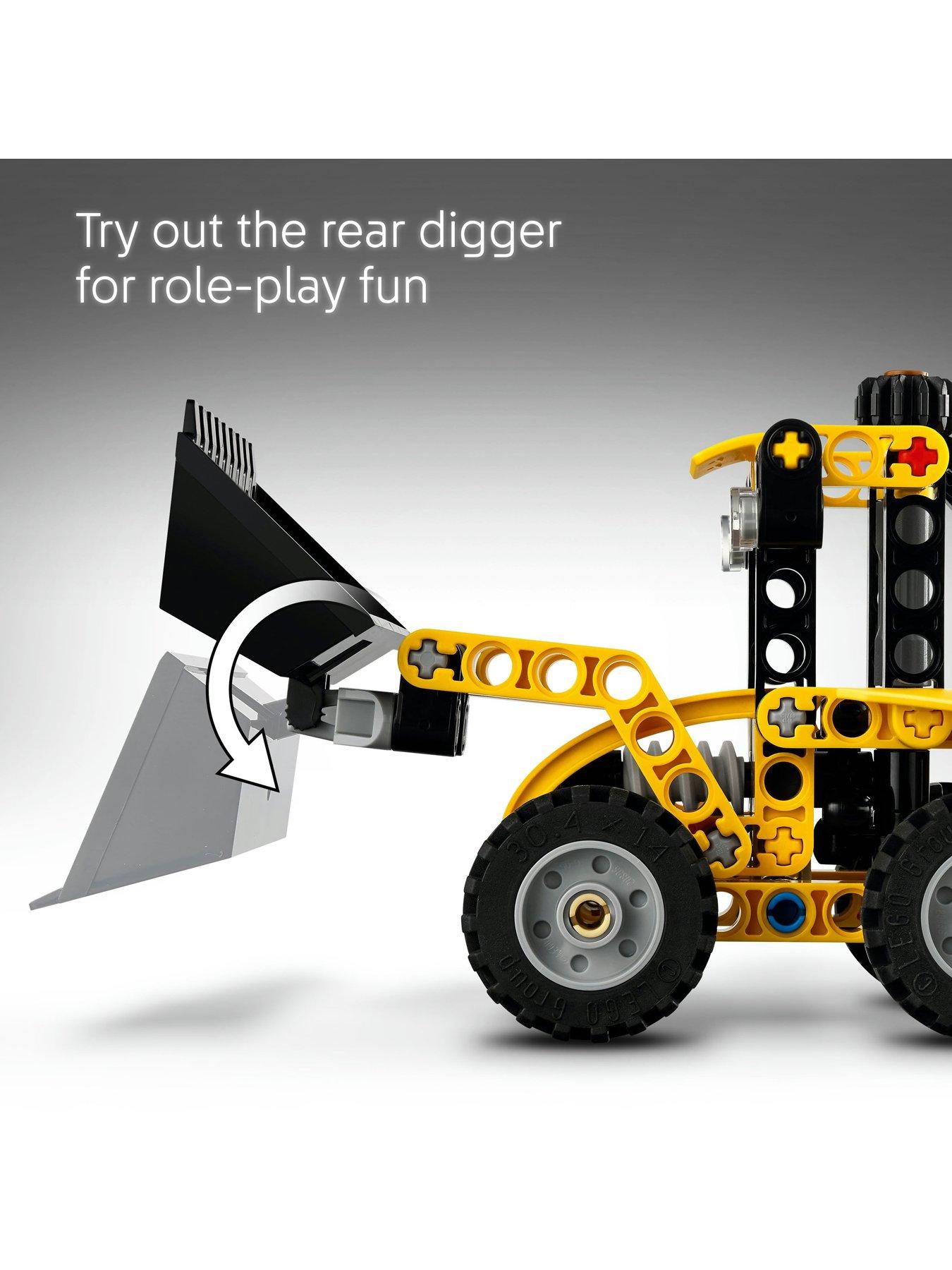 Image 5 of 8 of LEGO Technic Backhoe Loader Construction Toy 42197