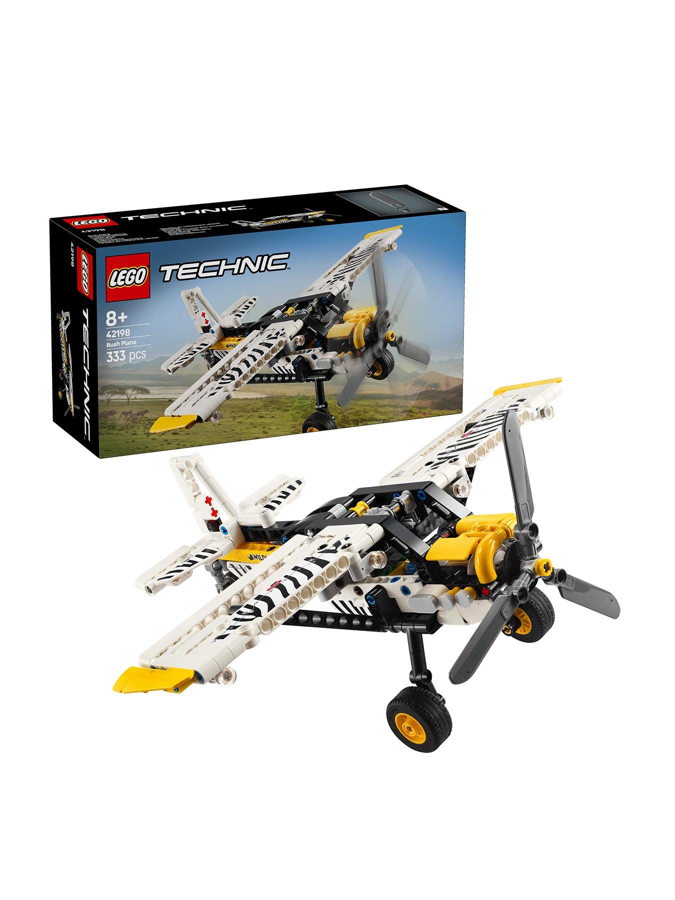 lego-technic-bush-plane-building-toy-for-kids-42198front