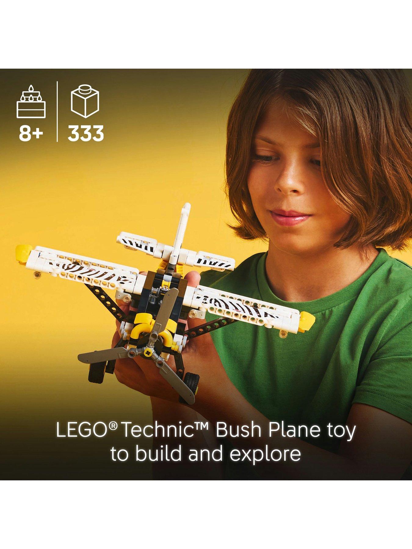 Image 2 of 8 of LEGO Technic Bush Plane Building Toy for Kids 42198