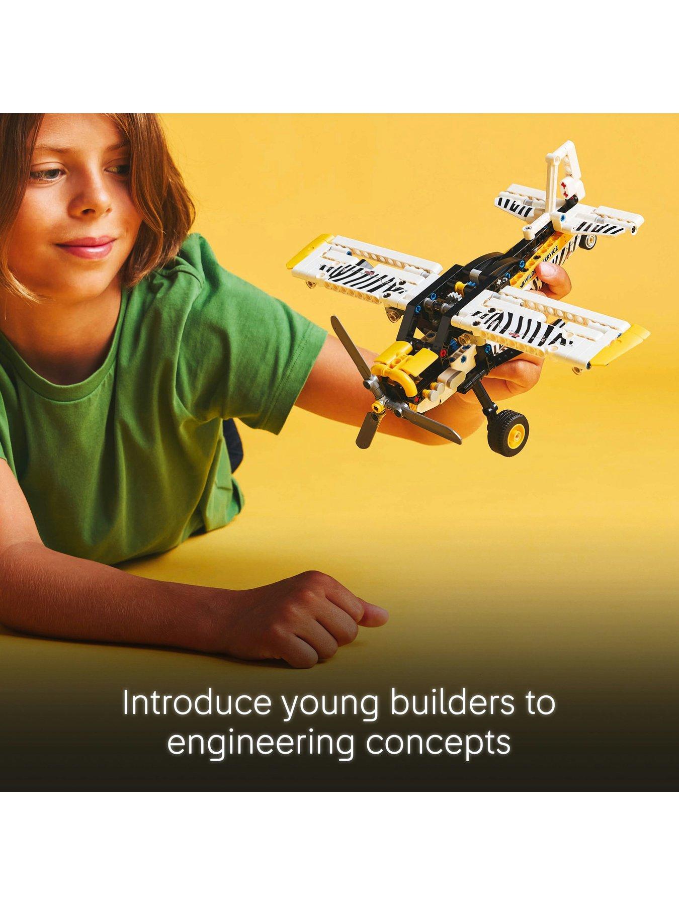 Image 5 of 8 of LEGO Technic Bush Plane Building Toy for Kids 42198