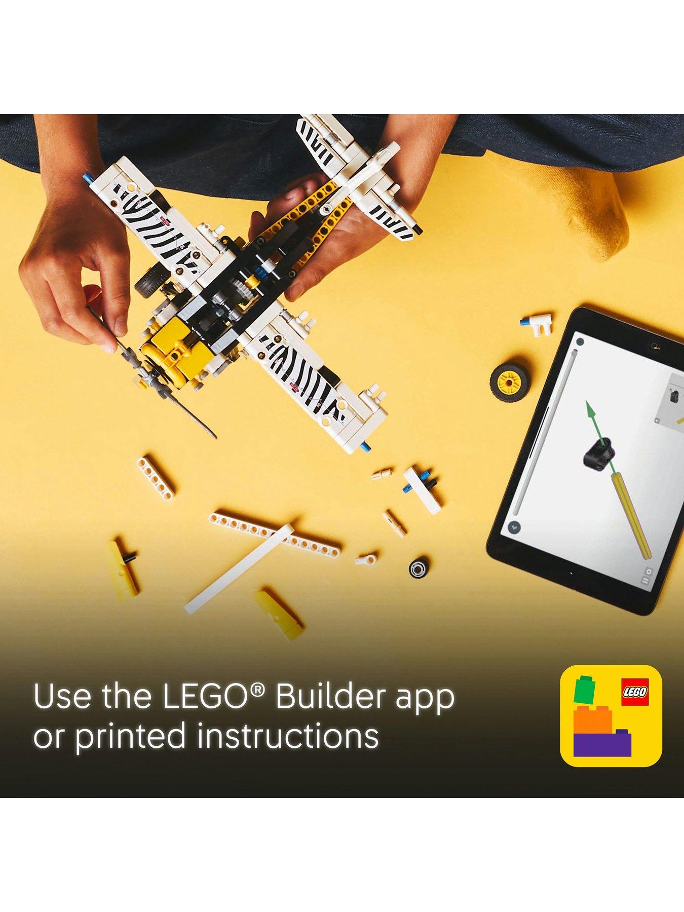Image 6 of 8 of LEGO Technic Bush Plane Building Toy for Kids 42198