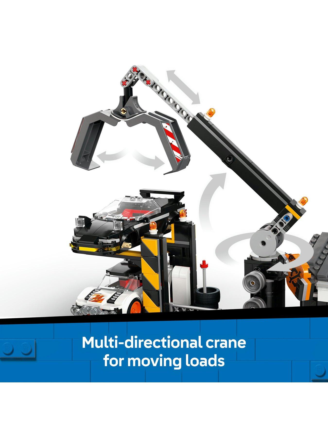 Image 4 of 8 of LEGO City Scrapyard with Cars and Crane Toy 60472