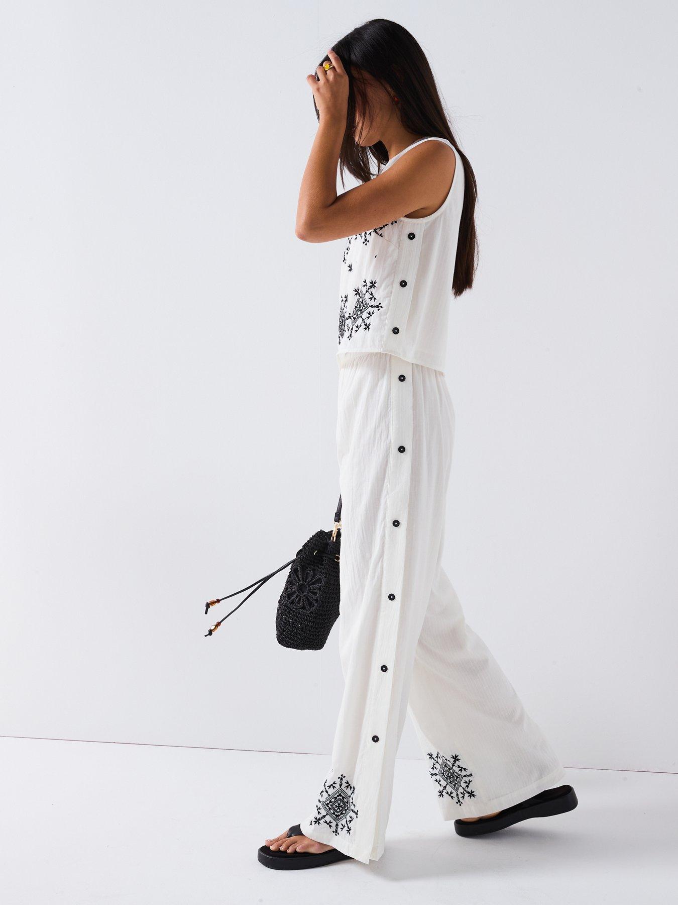 v-by-very-embroidered-button-down-trouser-co-ord-whiteback