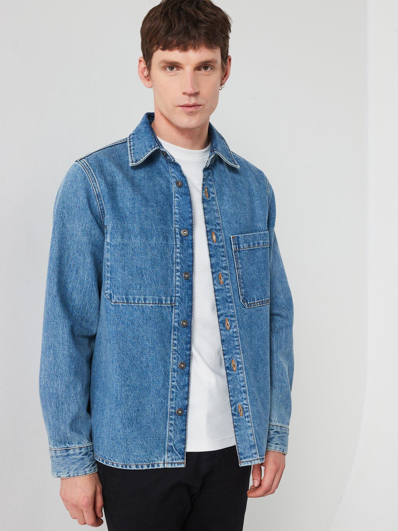 mango-pitch-relaxed-fit-denim-overshirt-dark-blue