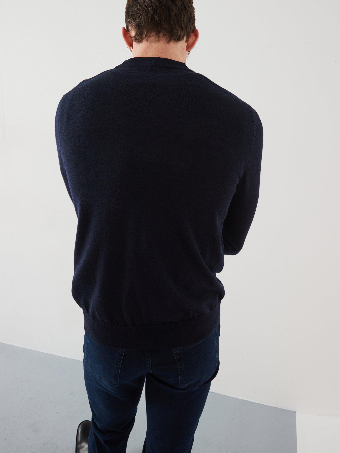 mango-willy-long-sleeved-smart-knitted-cardigan-navystillFront