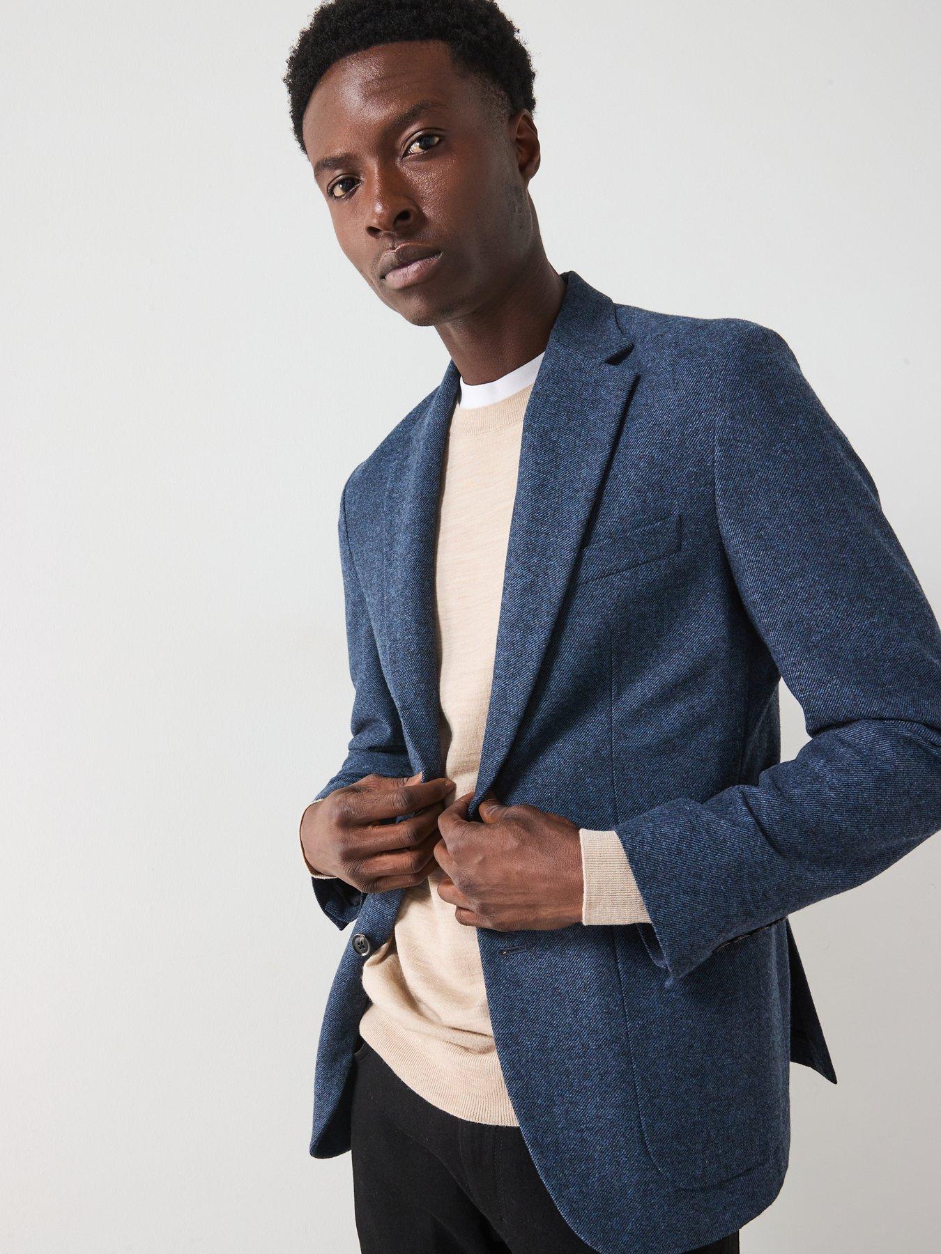 Image 4 of 6 of Mango Molina Smart Regular Fit Blazer - Dark Blue