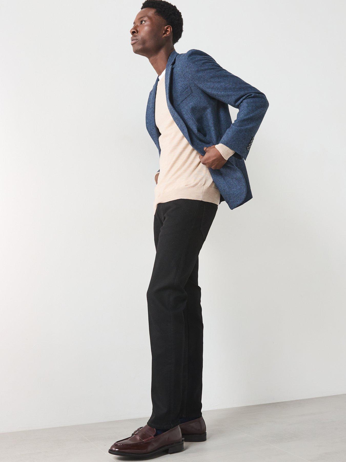 Image 5 of 6 of Mango Molina Smart Regular Fit Blazer - Dark Blue