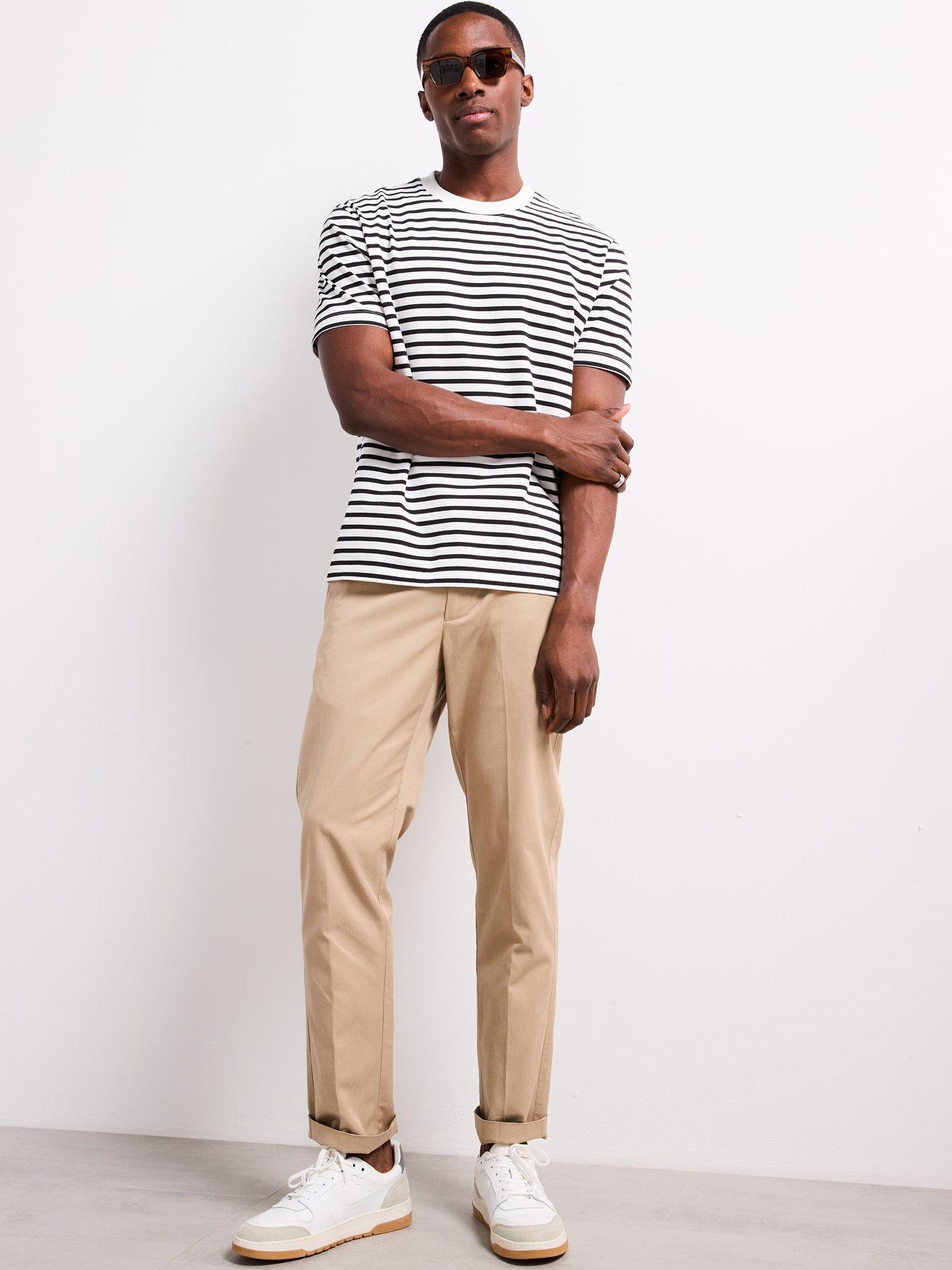 Image 4 of 6 of Mango Nicco Smart Regular Fit Trousers - Beige