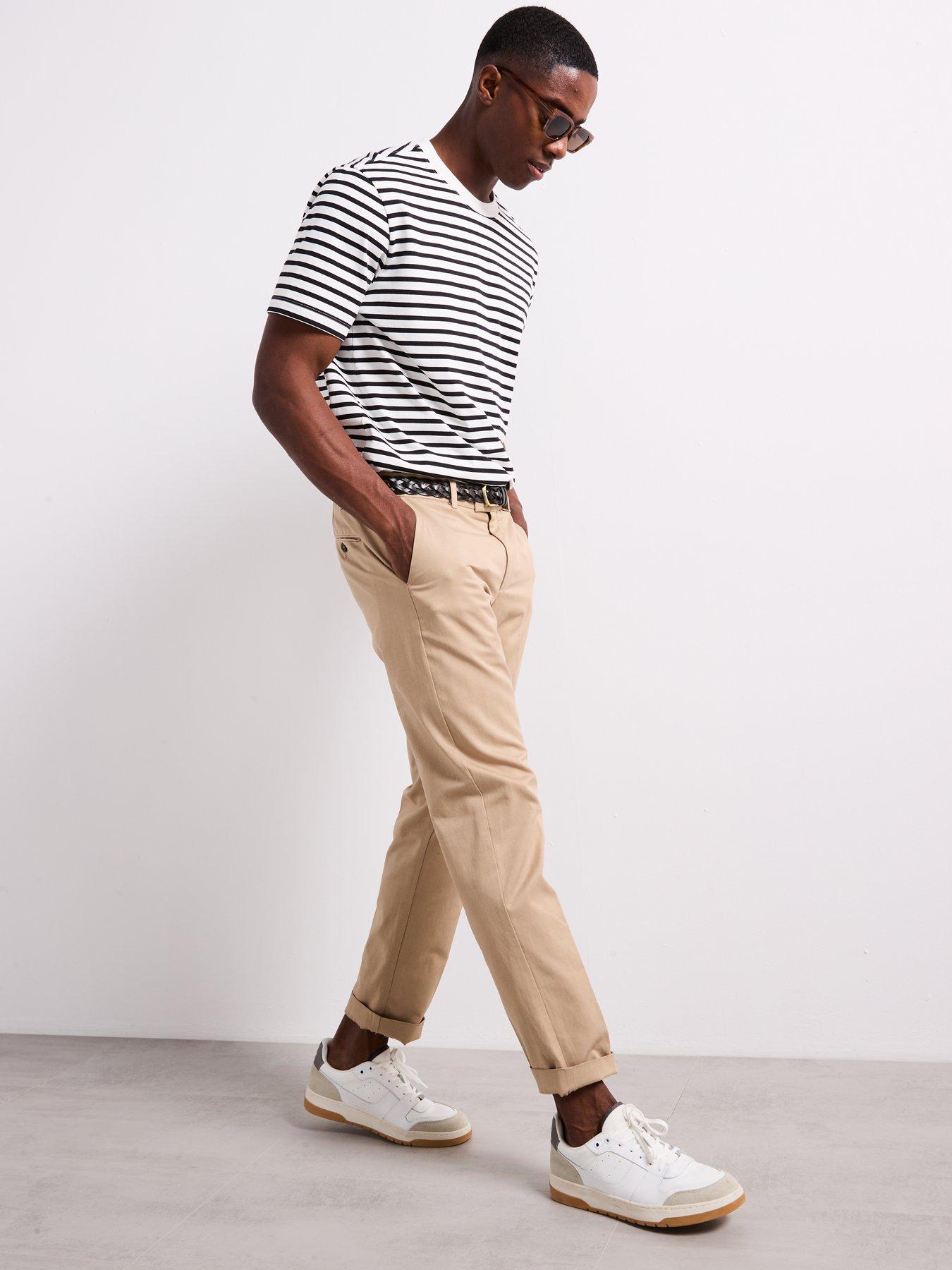 Image 5 of 6 of Mango Nicco Smart Regular Fit Trousers - Beige