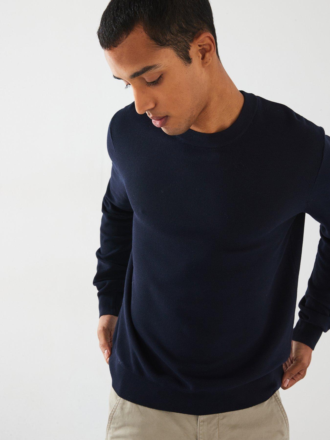 mango-ten-long-sleeved-smart-knitted-jumper-navy