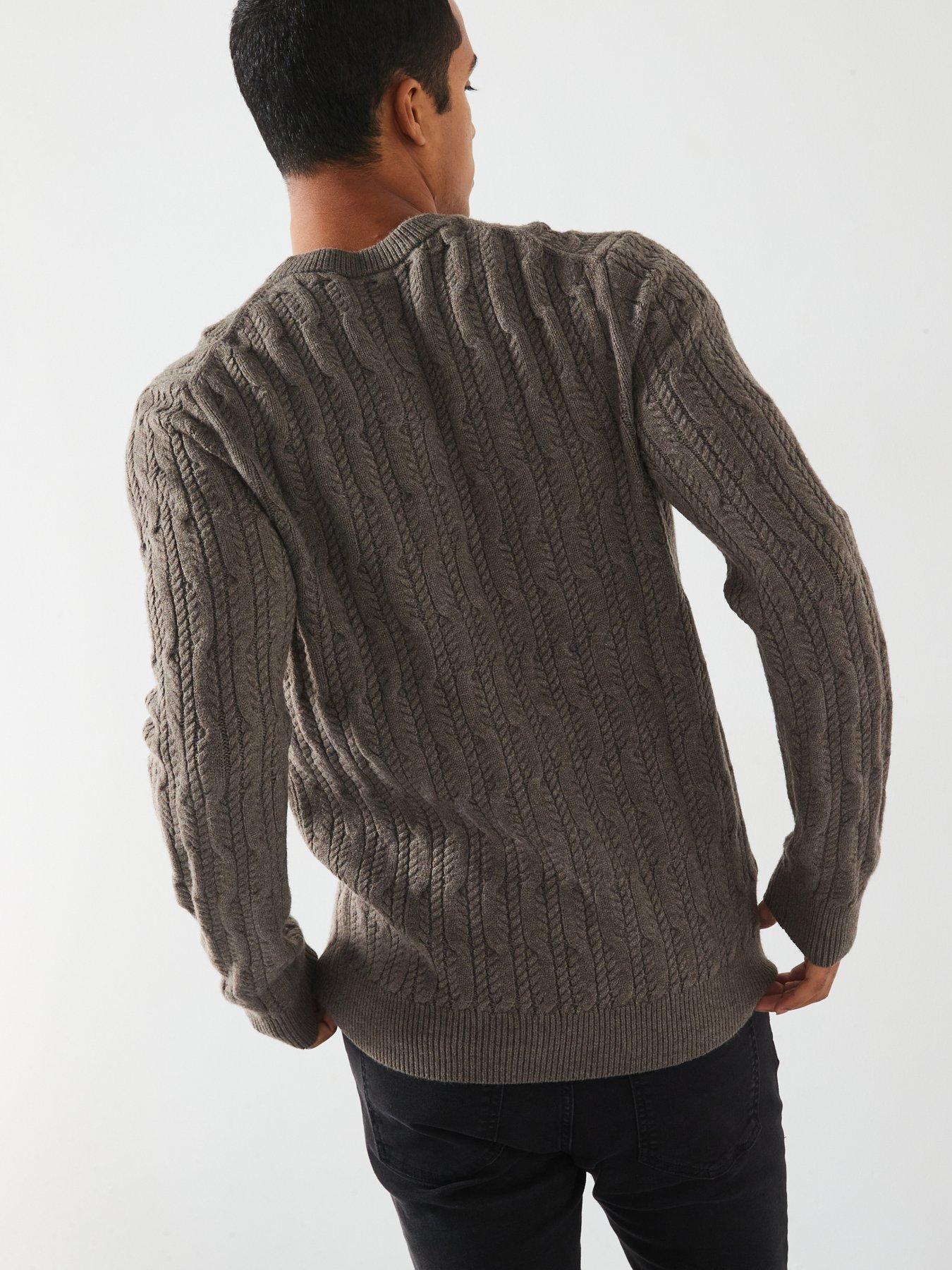 mango-koipe-long-sleeved-knitted-jumper-greystillFront