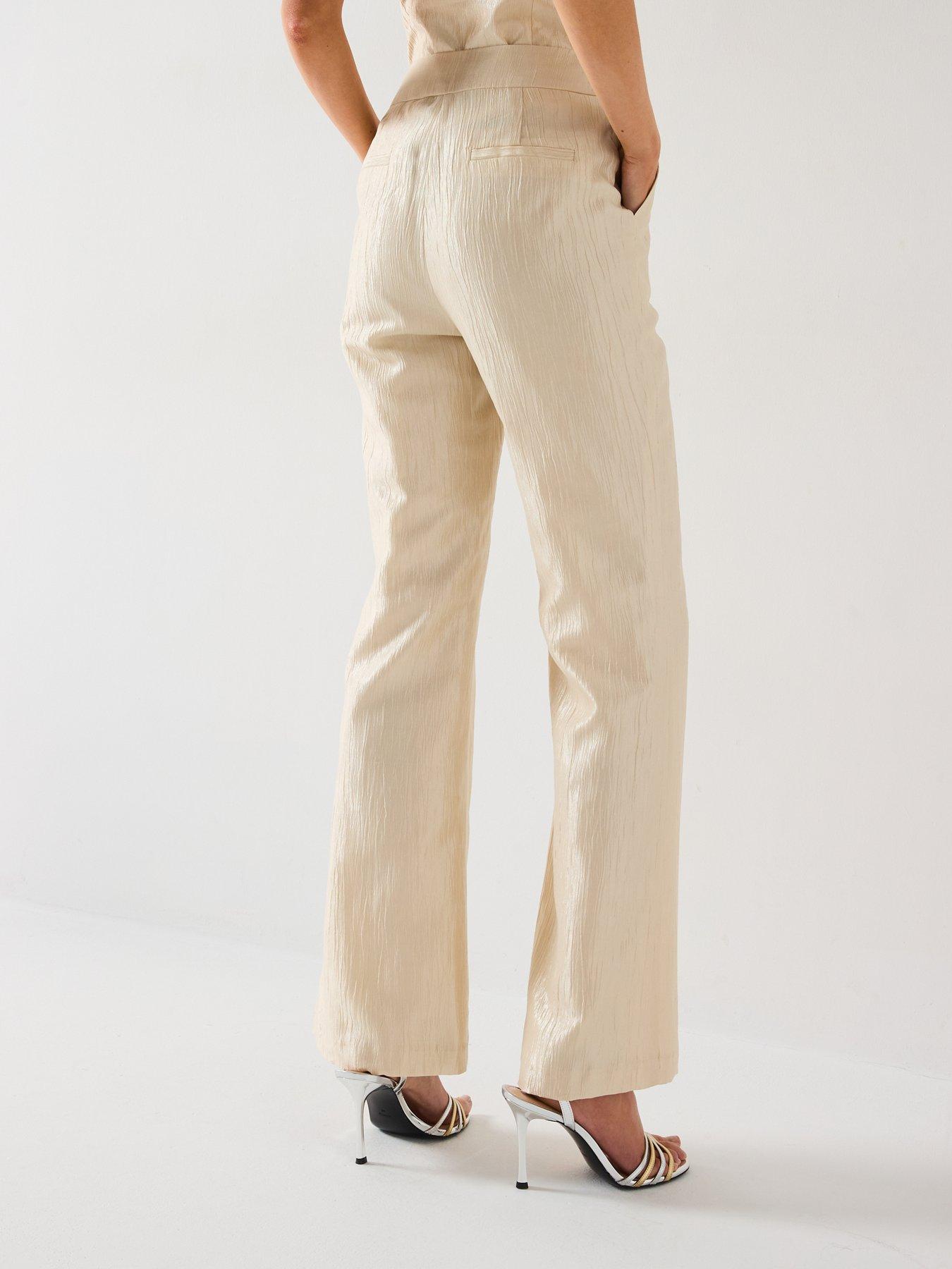 v-by-very-kick-flare-trousers-metallicstillFront