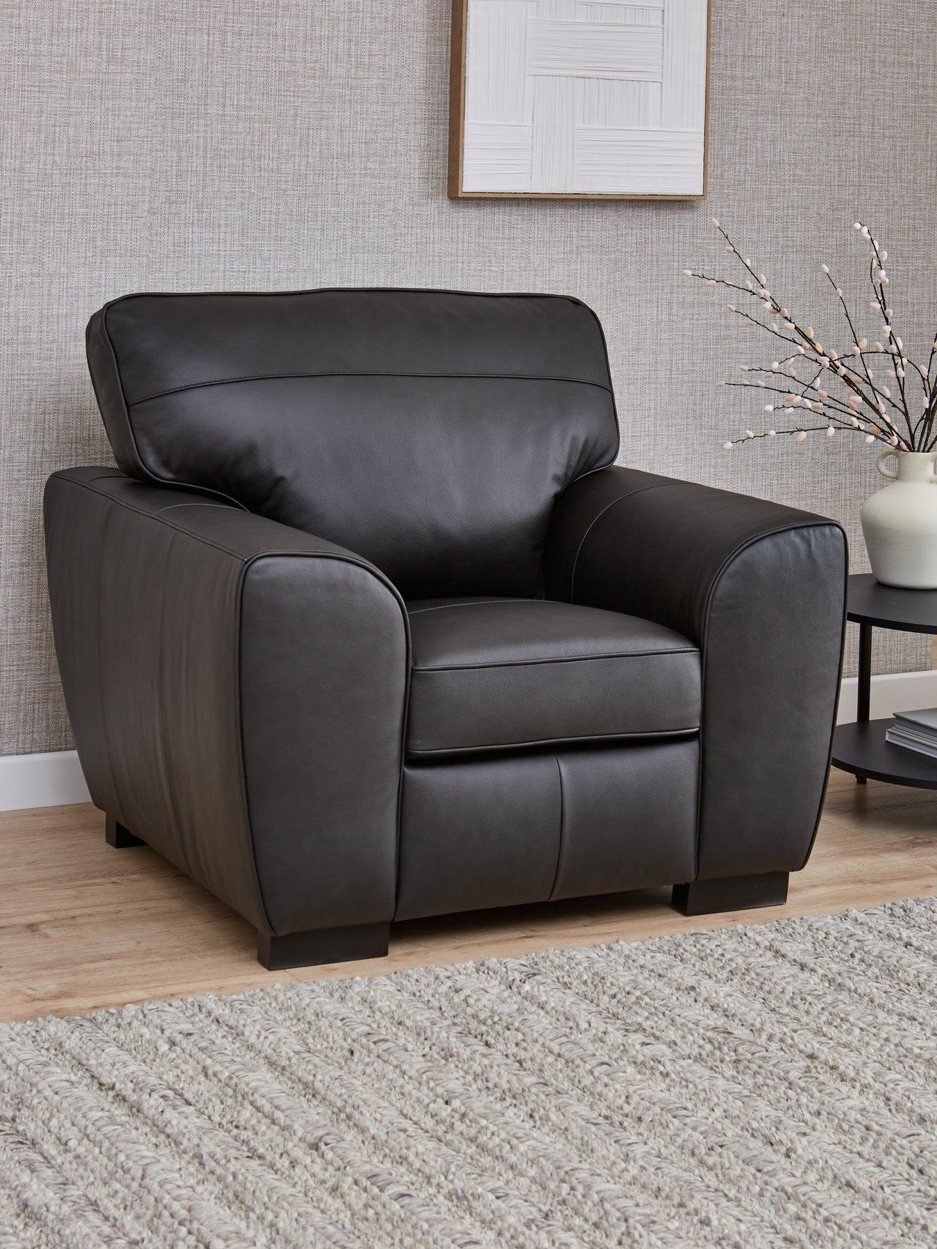 Image 1 of 6 of The Very Collection Sona Leather Armchair