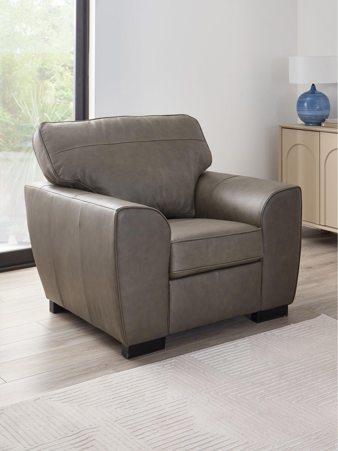 The Very Collection Sona Italian Leather Armchair