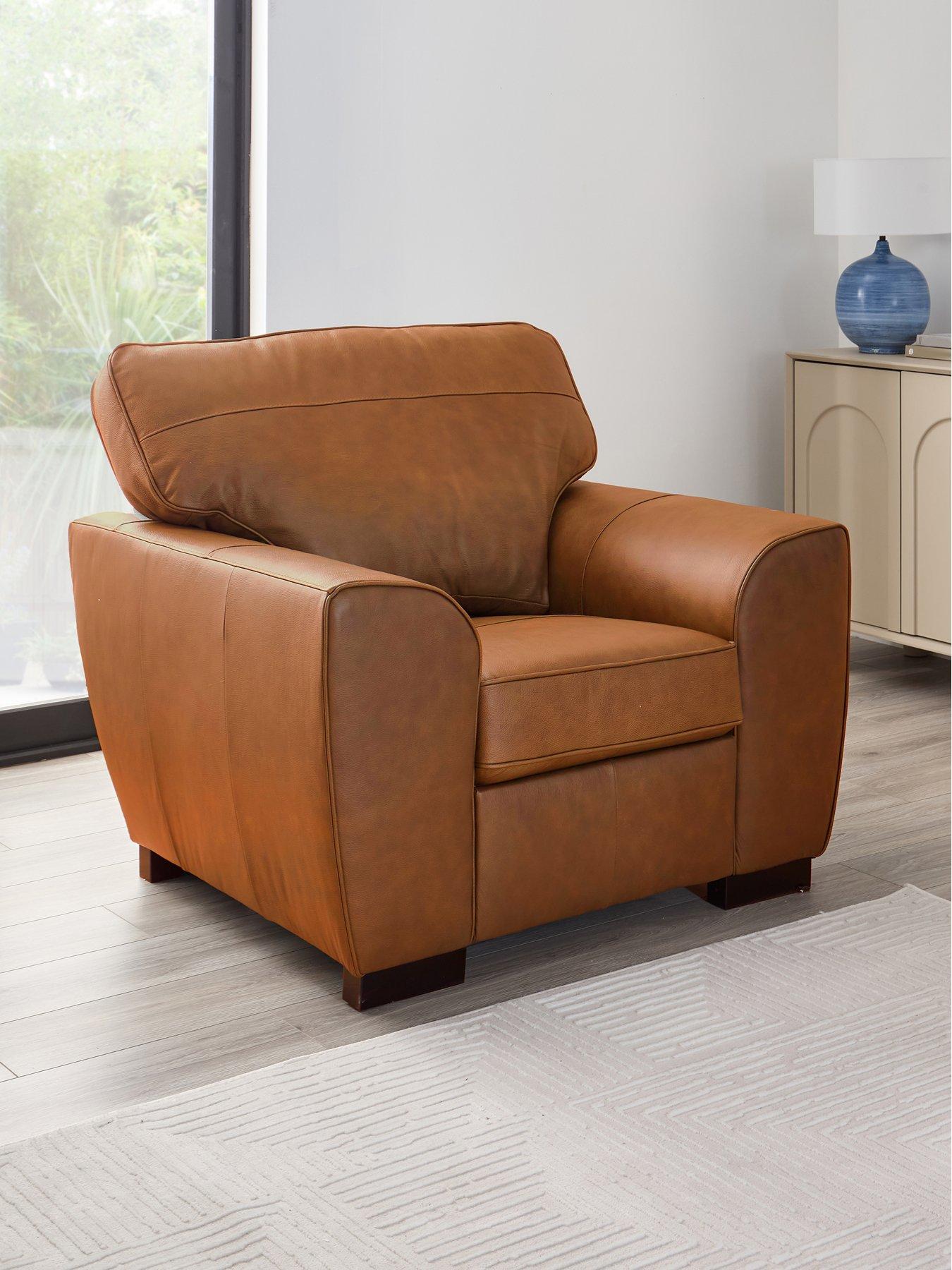 The Very Collection Sona Italian Leather Armchair