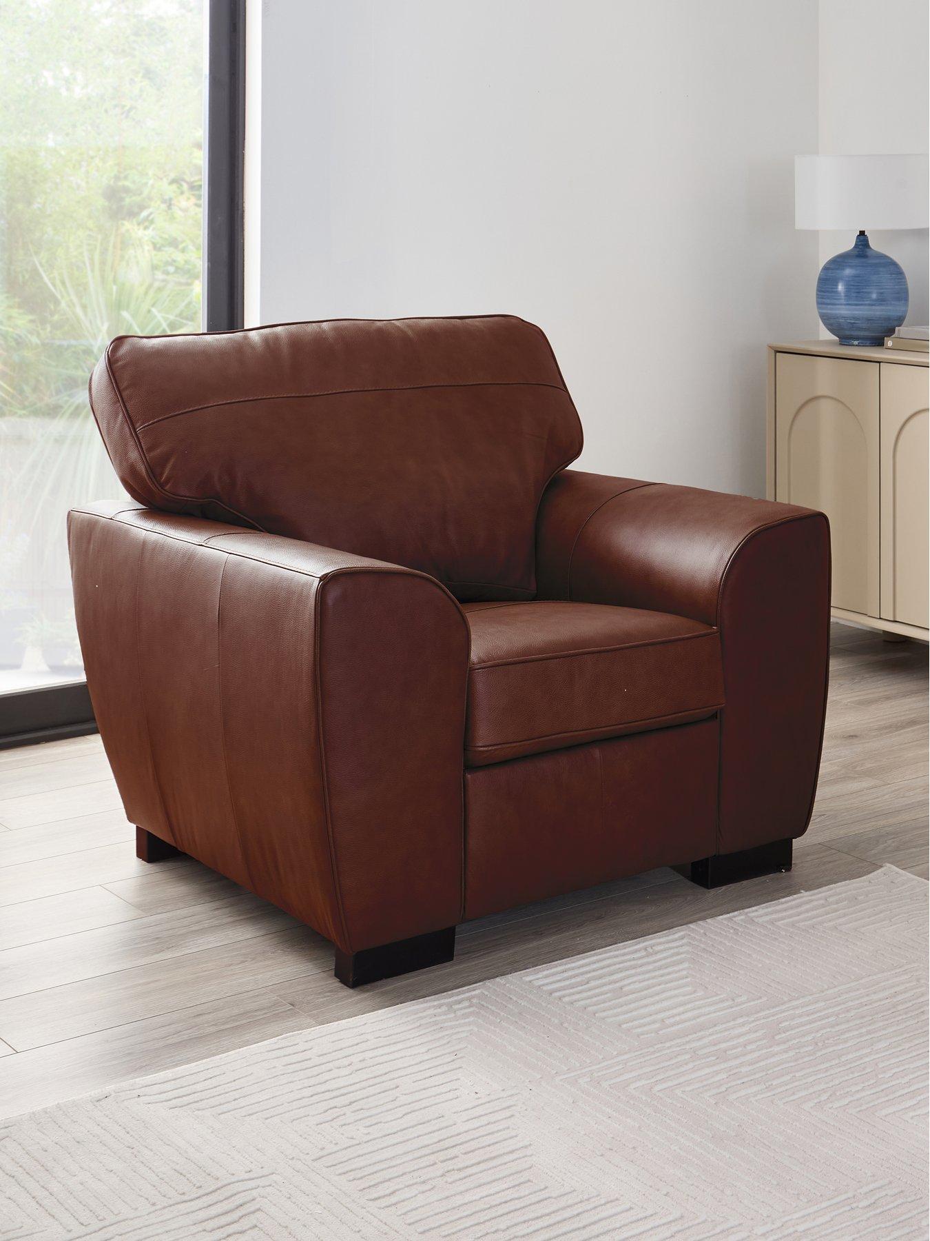 The Very Collection Sona Italian Leather Armchair
