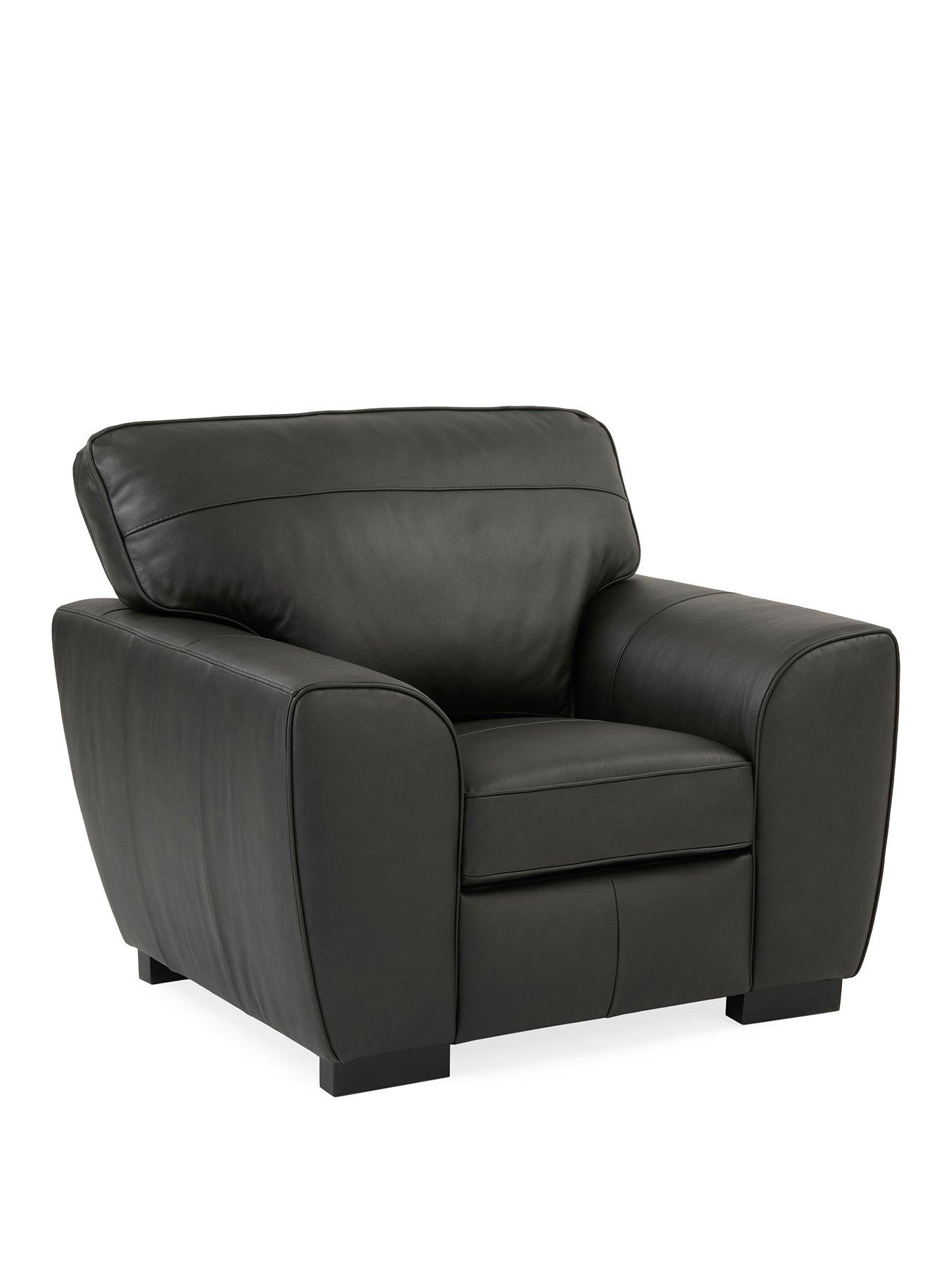 Image 3 of 6 of The Very Collection Sona Leather Armchair