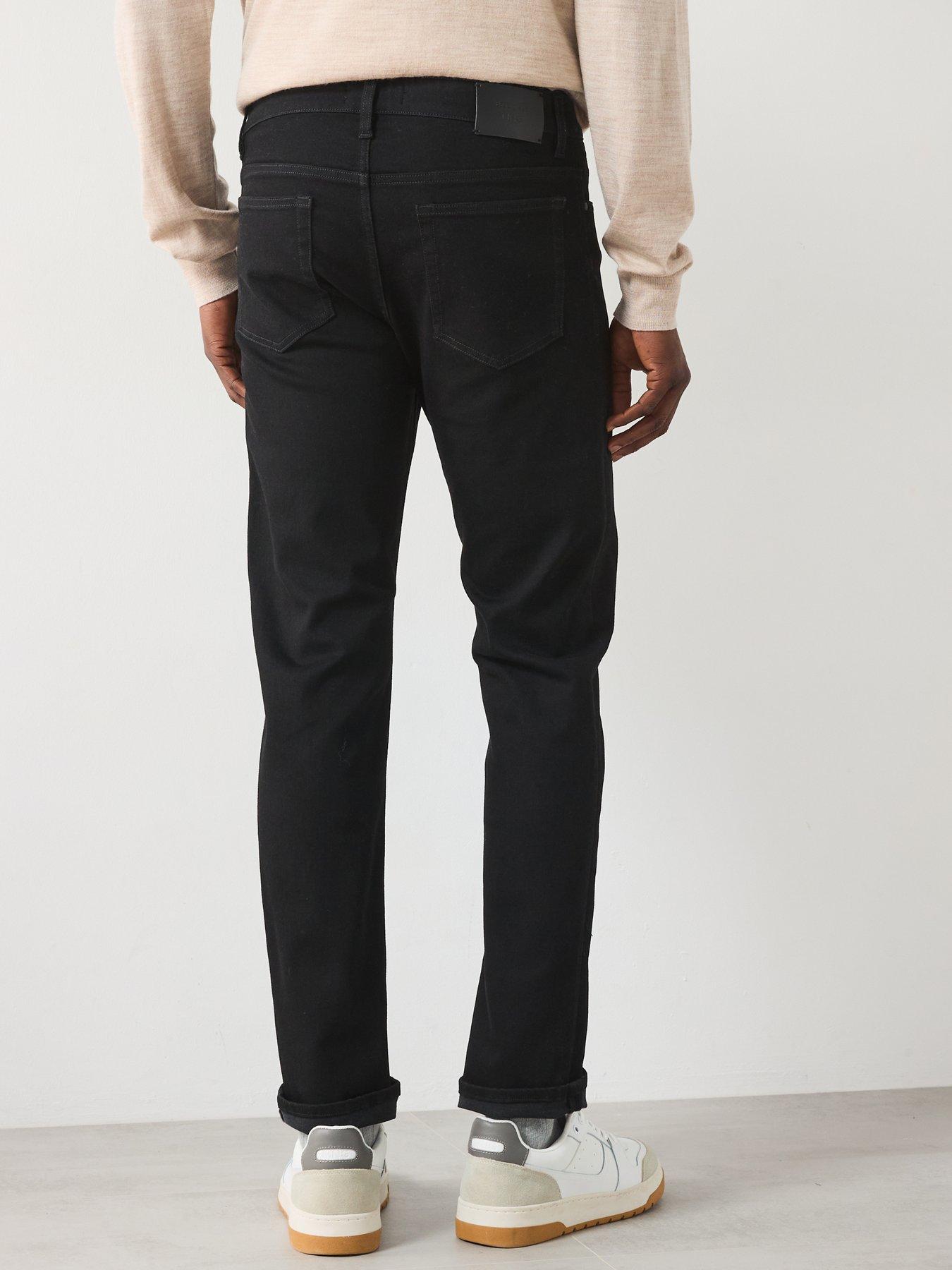 mango-patrick-smart-straight-fit-jeans-blackstillFront