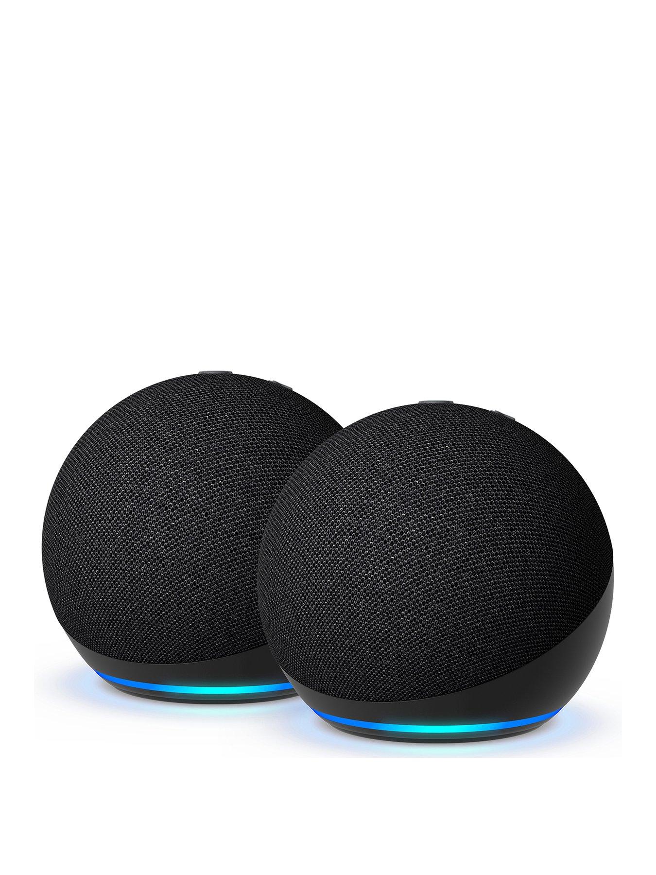 Image 1 of 7 of Amazon Amazon Echo Dot (5th Generation) Smart Speaker - 2 Pack, Black