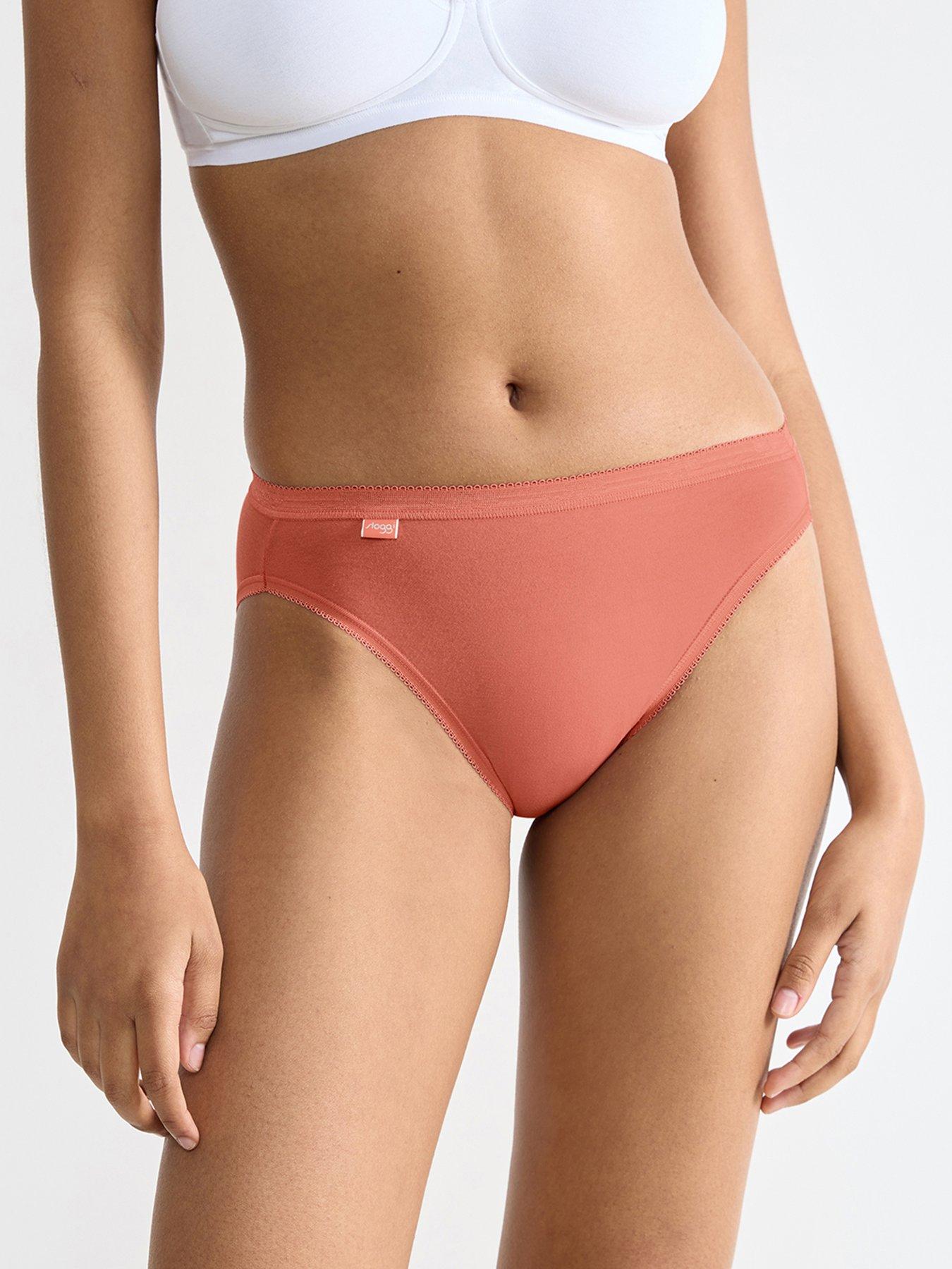 Image 1 of 5 of Sloggi Basic+ Tai Briefs - Pink