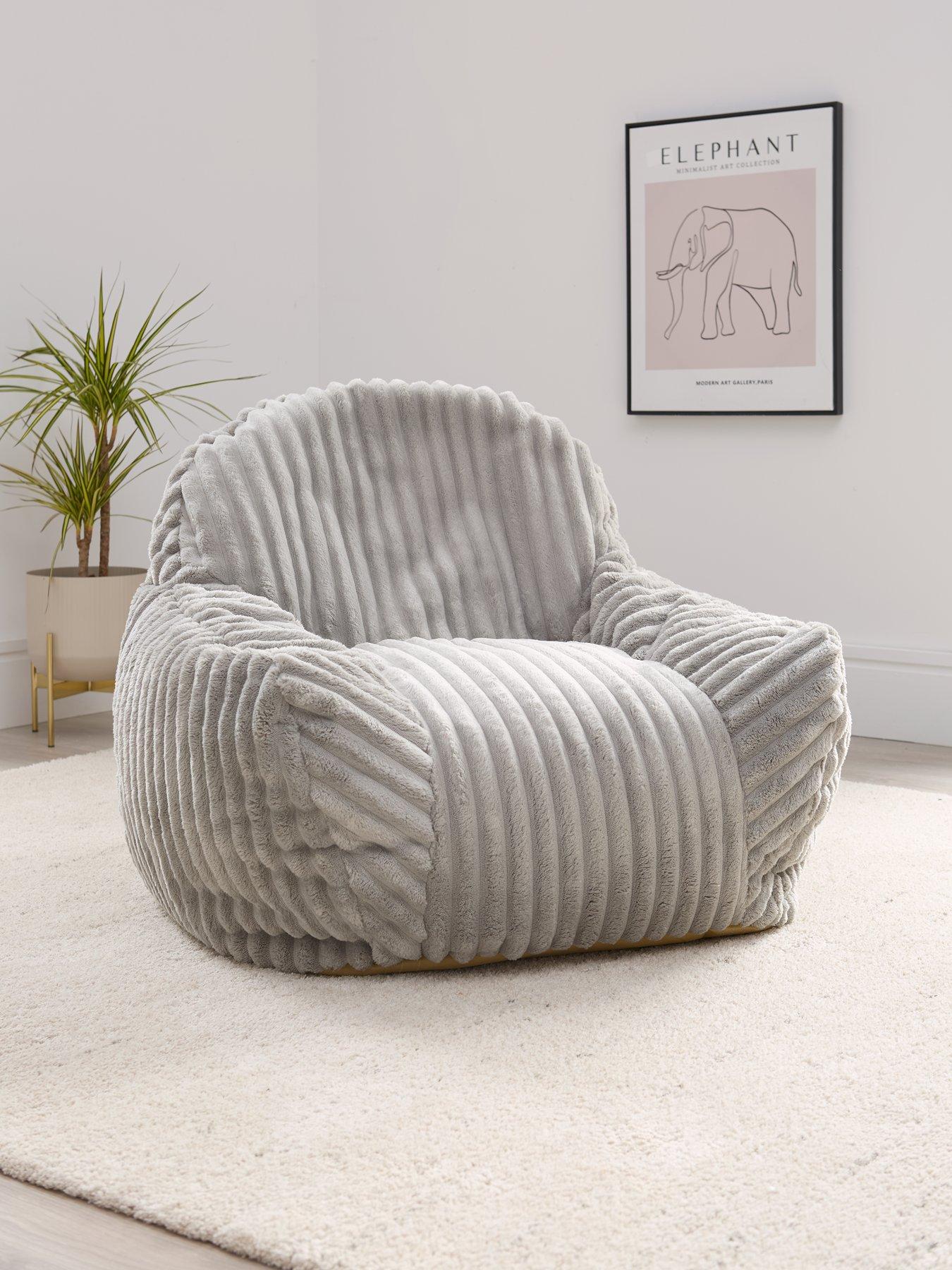 Image 1 of 6 of KAIKOO Bounce Chair- Grey Fur