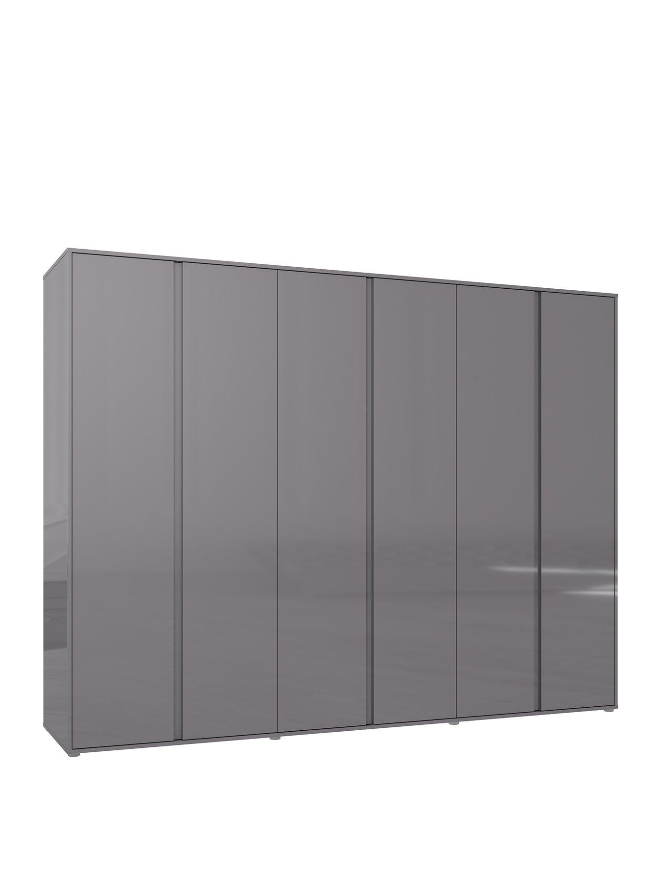 very-home-layton-gloss-6-door-wardrobe-greynbsp--fscreg-certifiedback