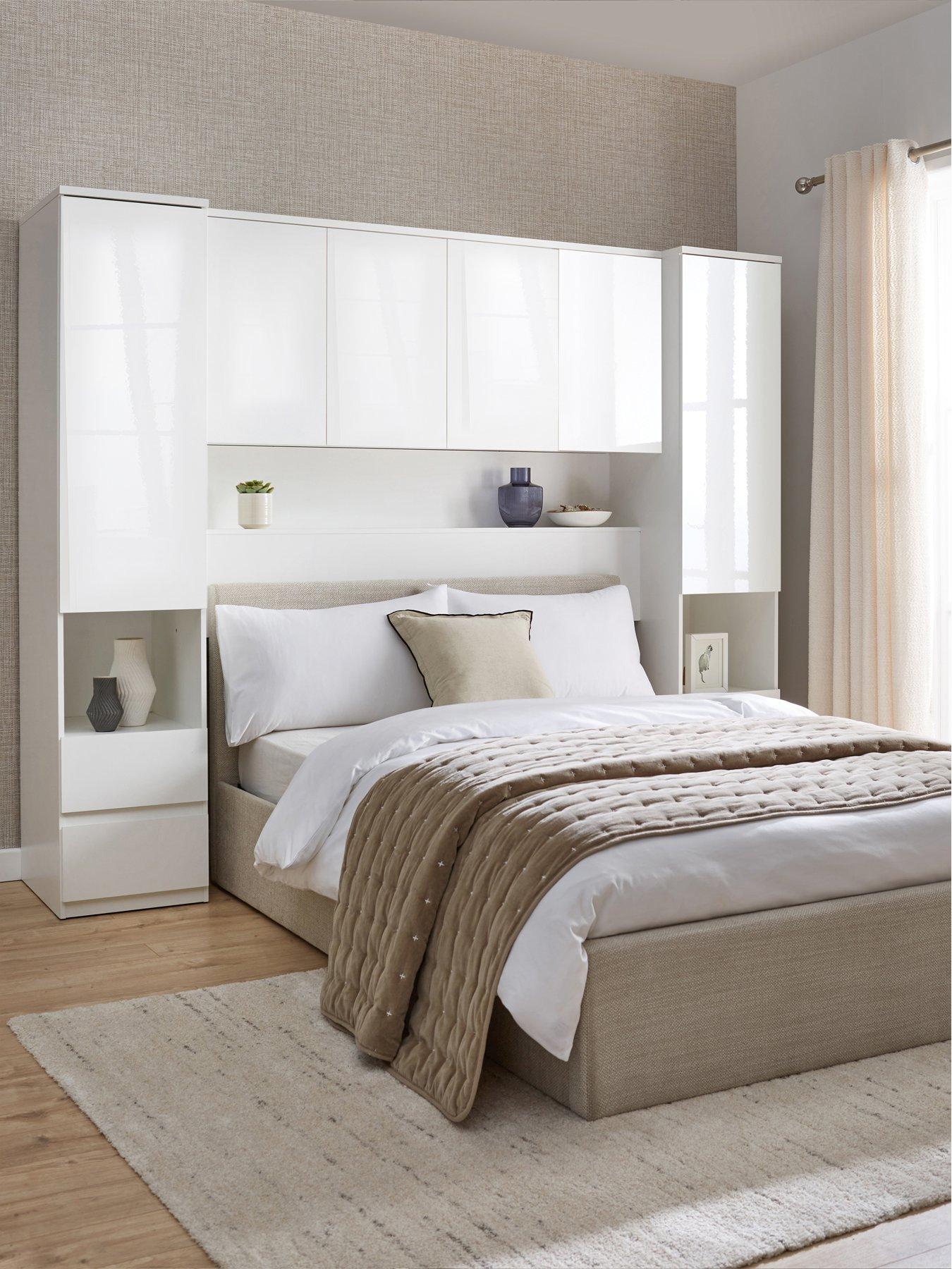 The Very Collection Layton Gloss Overbed Unit - White - FSC® Certified
