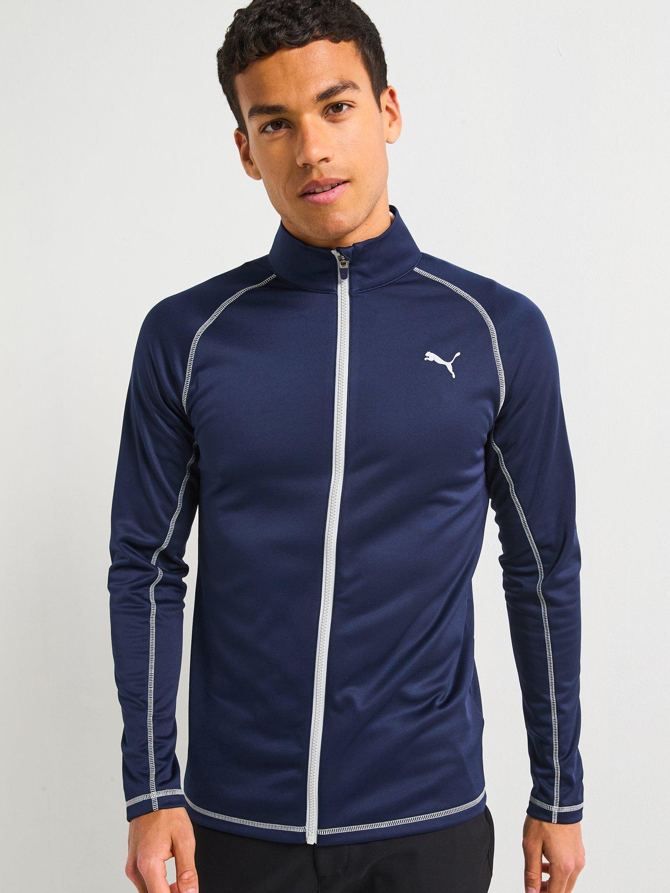 Image 4 of 4 of Puma Mens Golf Fairway Full Zip Jacket - Deep Navy