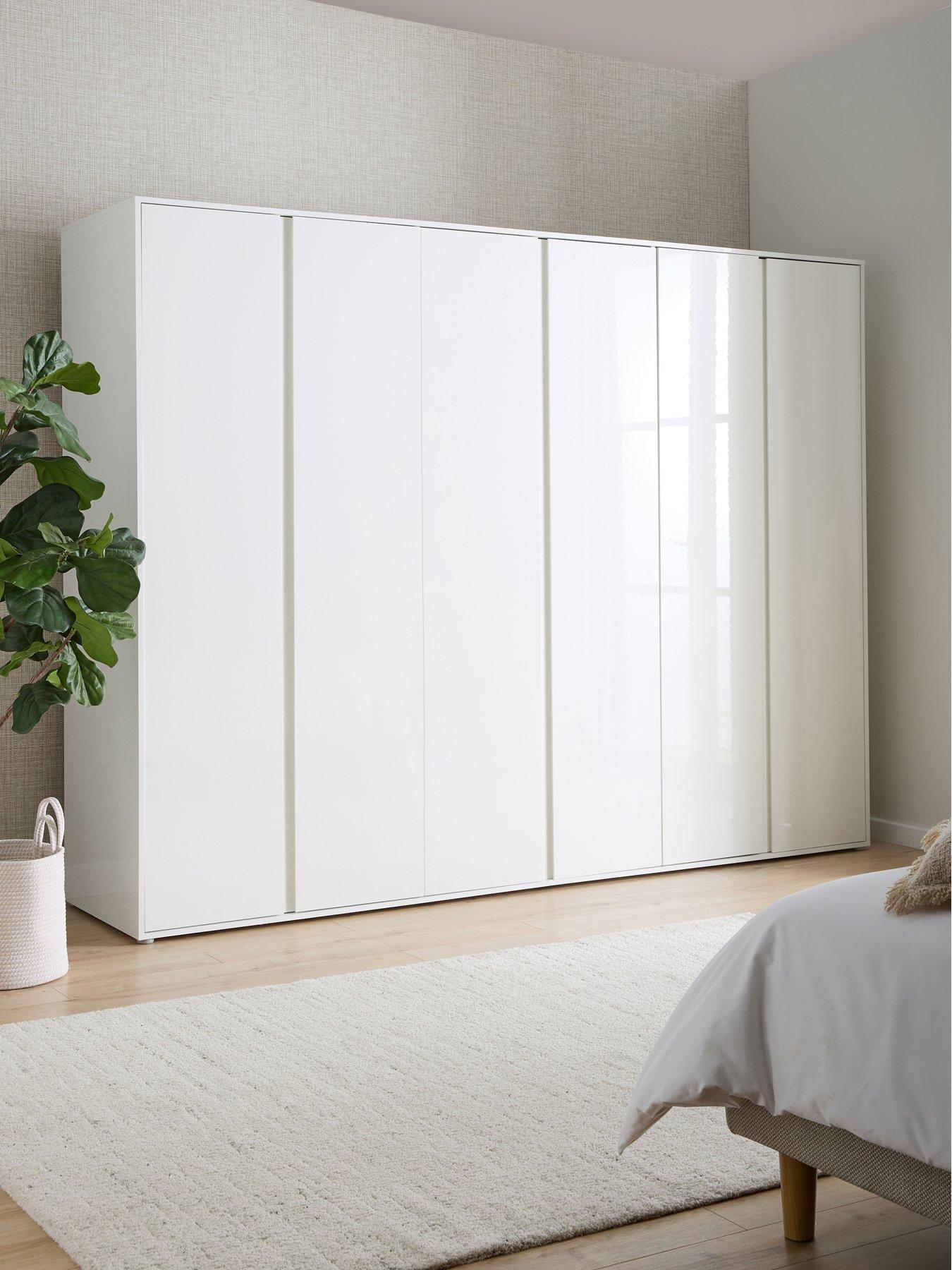 very-home-layton-gloss-6-door-wardrobe-nbsp--fscreg-certifiedfront