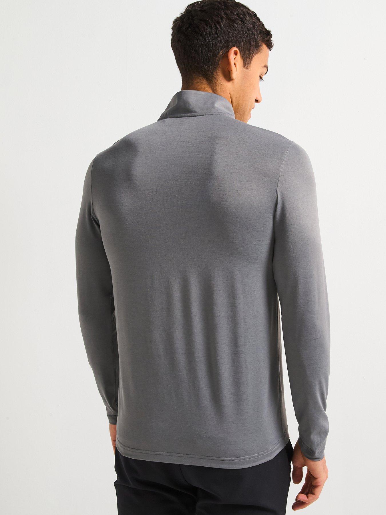 Image 2 of 4 of Puma Mens Golf Icon 20 1/4 Zip -Grey - Slate Sky