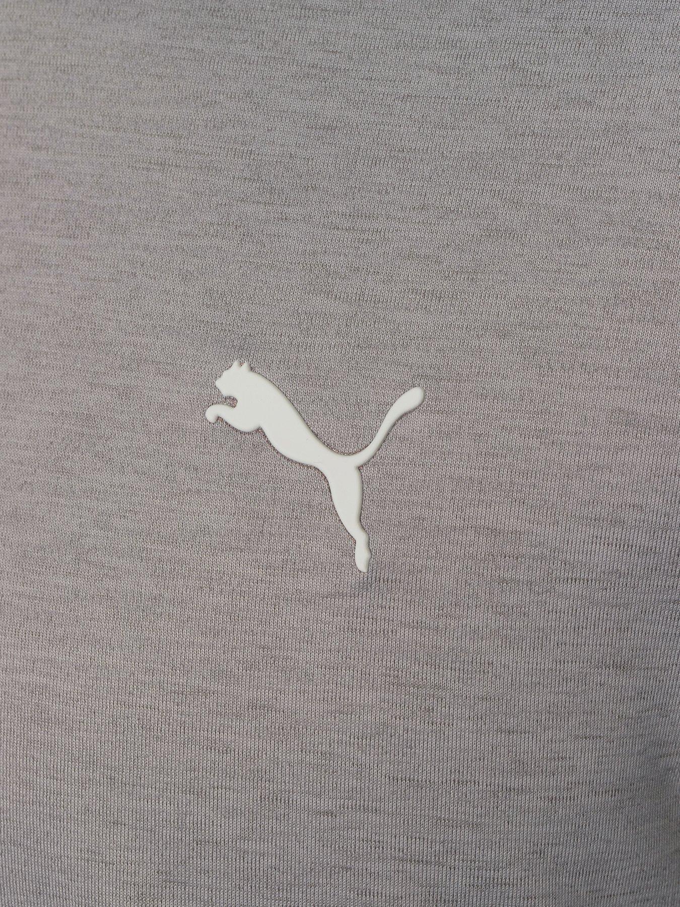 Image 5 of 6 of Puma Mens Golf Icon Heather Polo 20 - Grey