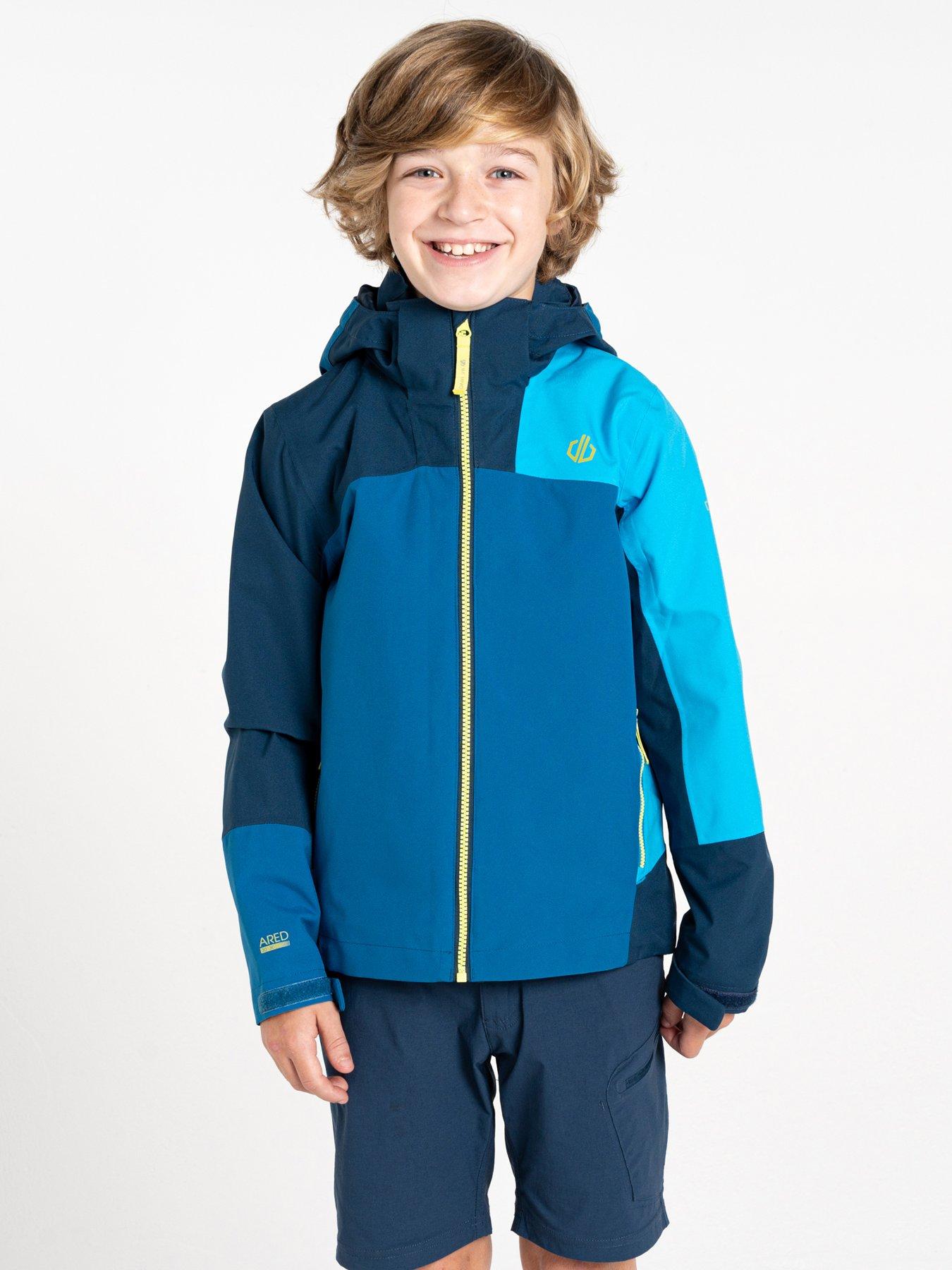 Dare 2b Kids Explore II Waterproof Shell Jacket- Blue
