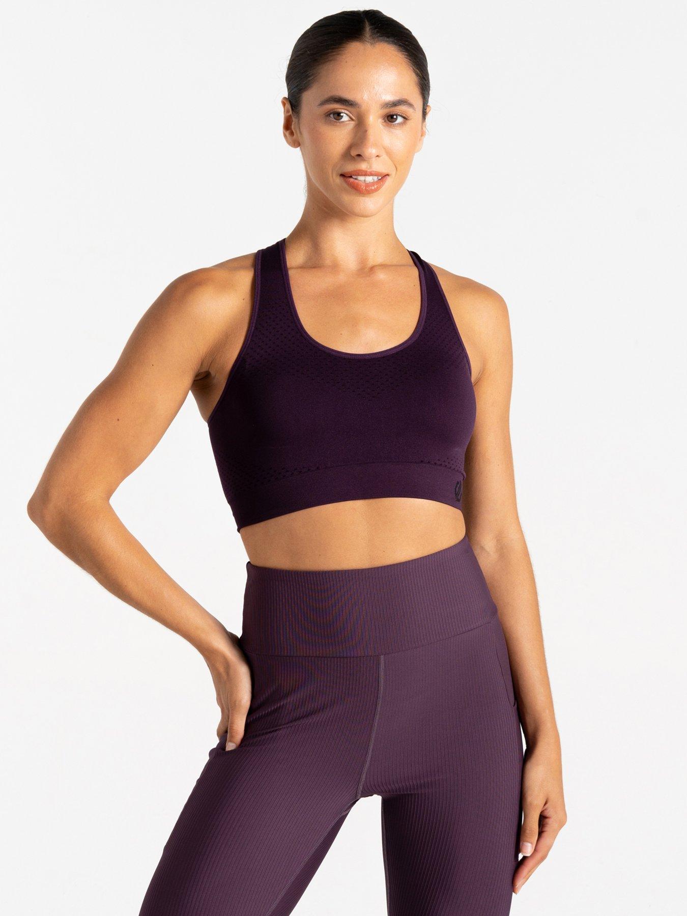 Regatta Womens Don'T Sweat It II Sports Bra- Purple