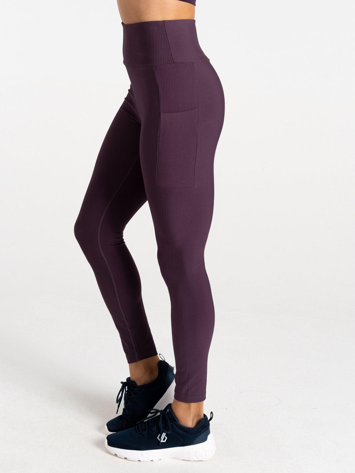Image 4 of 6 of Regatta Womens Hustle Workout Legging- Purple