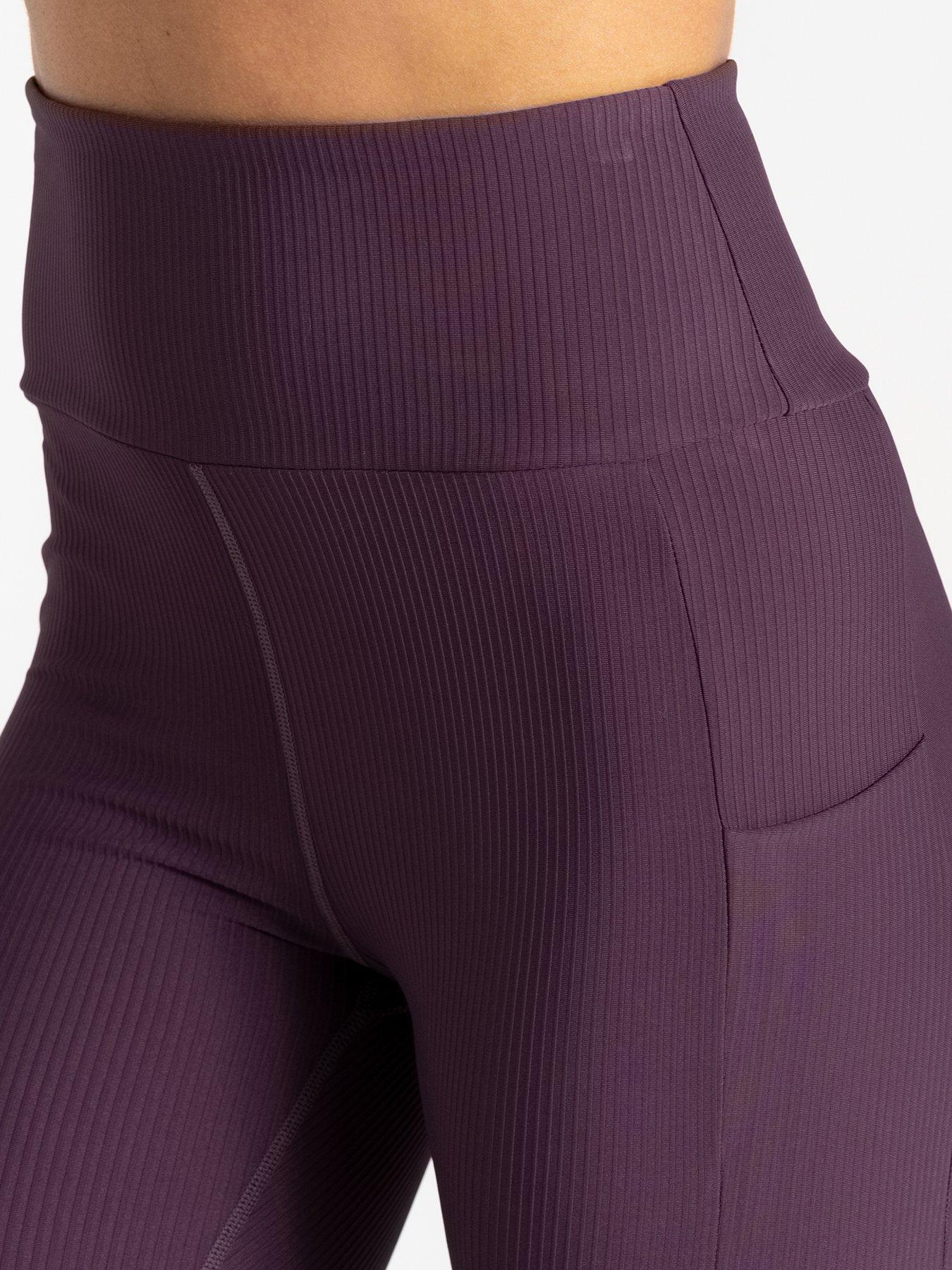 Image 5 of 6 of Regatta Womens Hustle Workout Legging- Purple