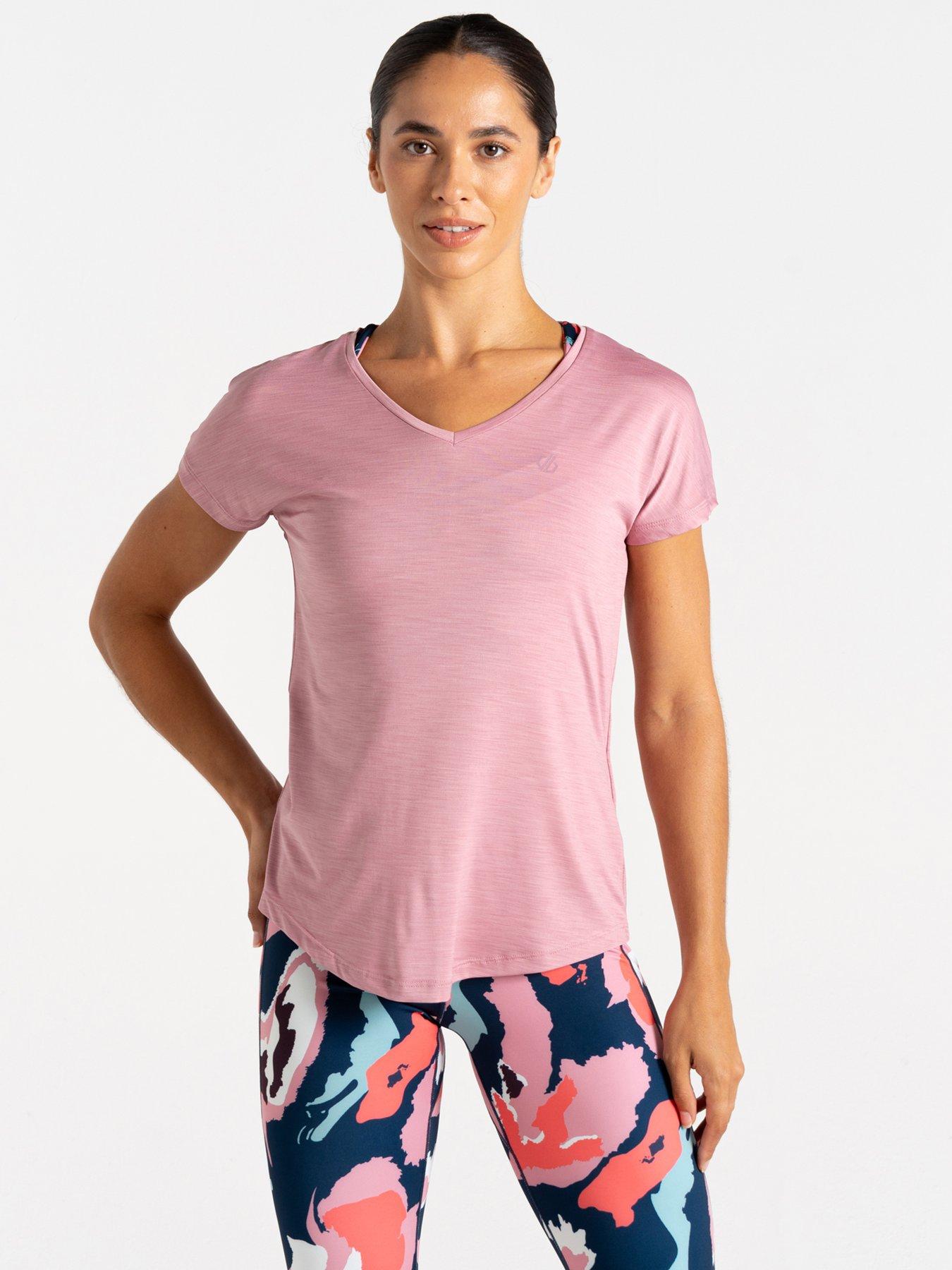 regatta-womens-vigilant-t-shirt-workout-top--pink