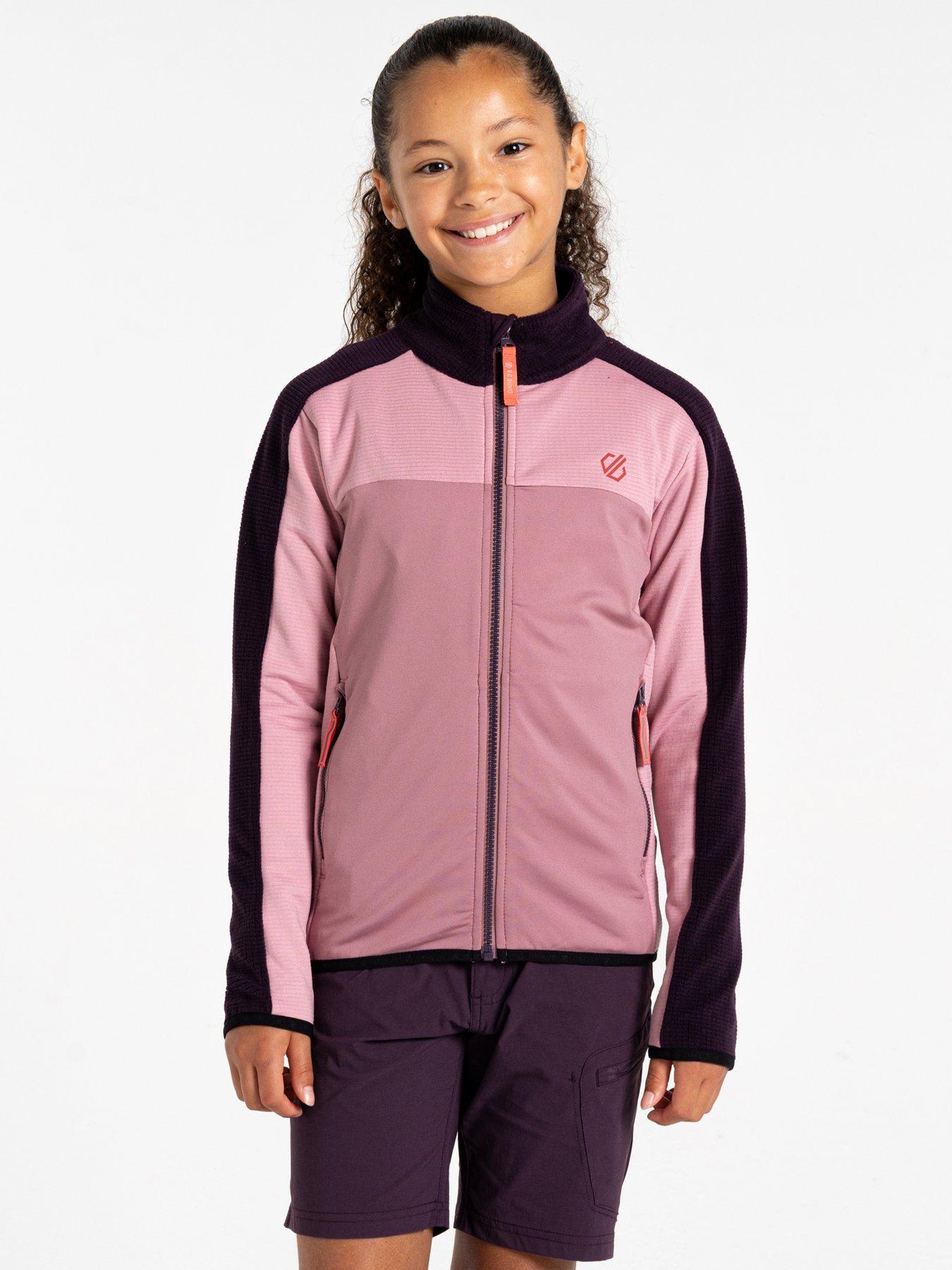 Image of Dare 2b Kids Emergent Full Zip Fleece - Pink