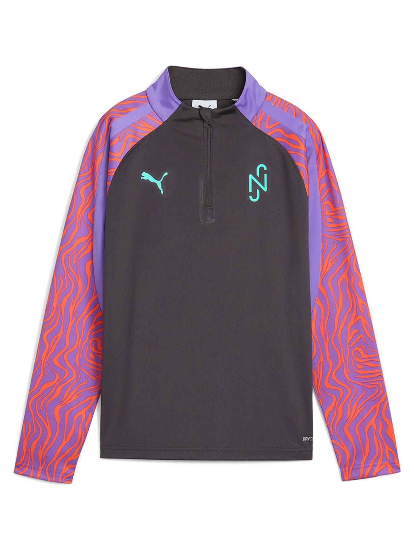 undefined Junior Neymar Jr Creativity 1/4 Zip - Black