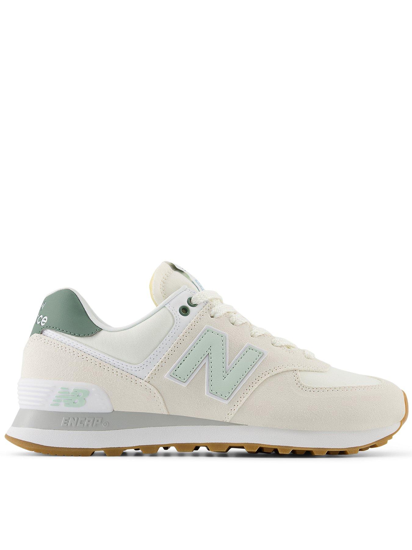 Image 1 of 6 of New Balance Women's 574 Trainers - White