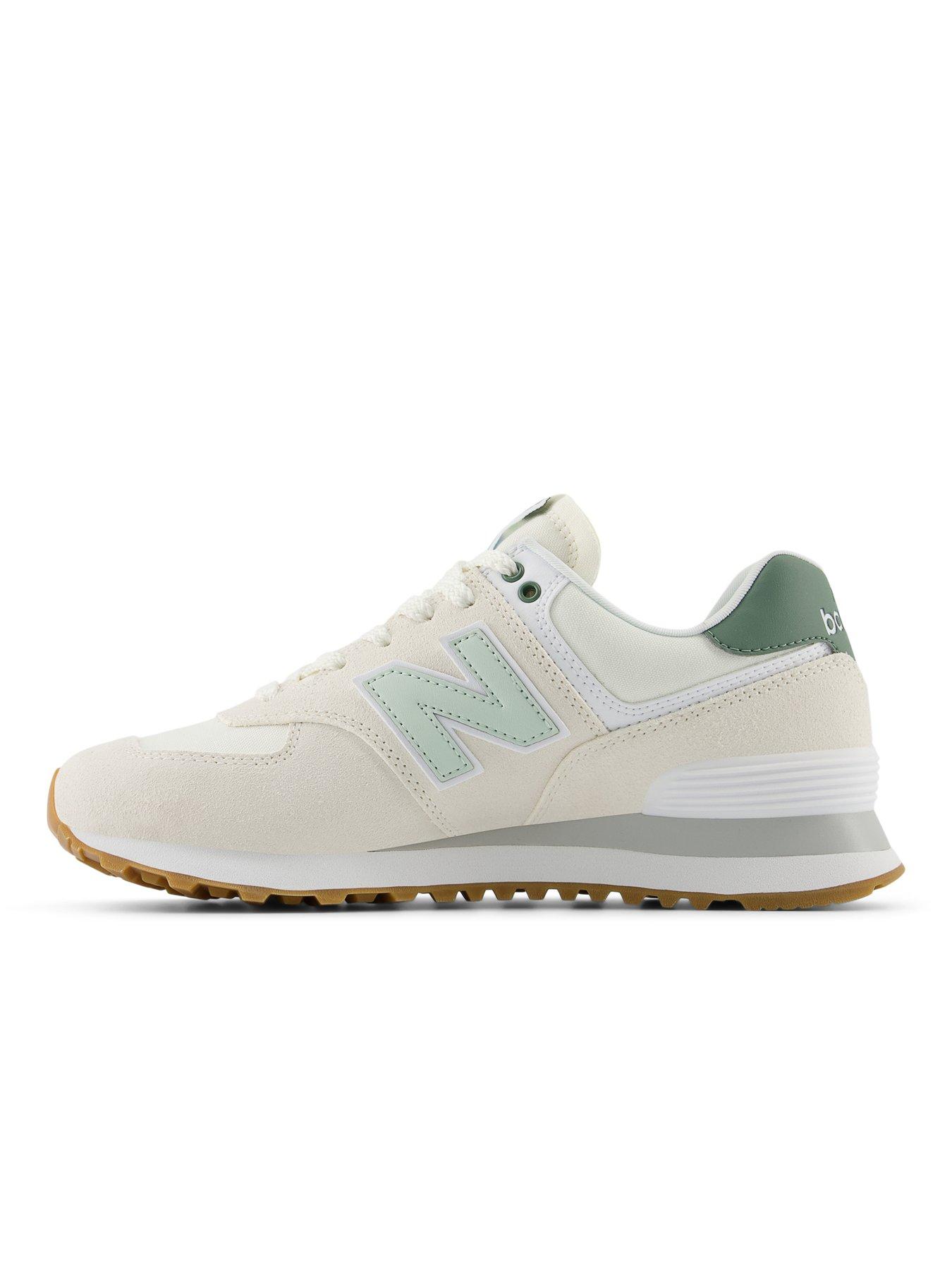 Image 6 of 6 of New Balance Women's 574 Trainers - White