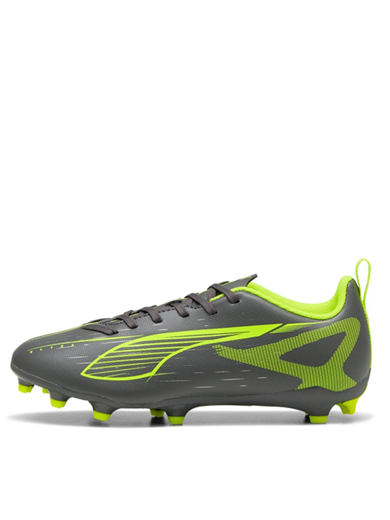 Puma Junior Ultra 5 Play Firm Ground Football Boots - Grey