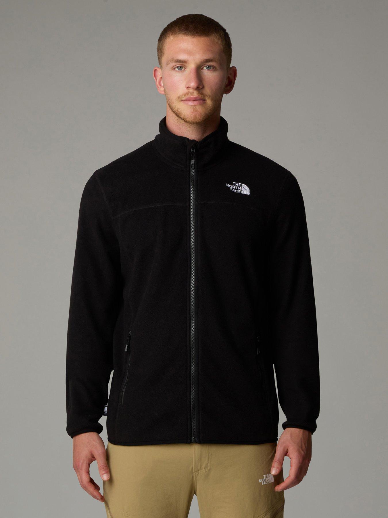 the-north-face-mens-100-glacier-full-zip-jacket-blackfront