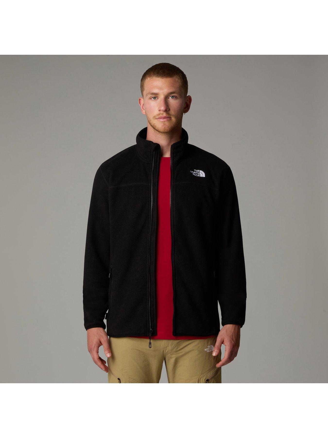 the-north-face-mens-100-glacier-full-zip-jacket-blackoutfit